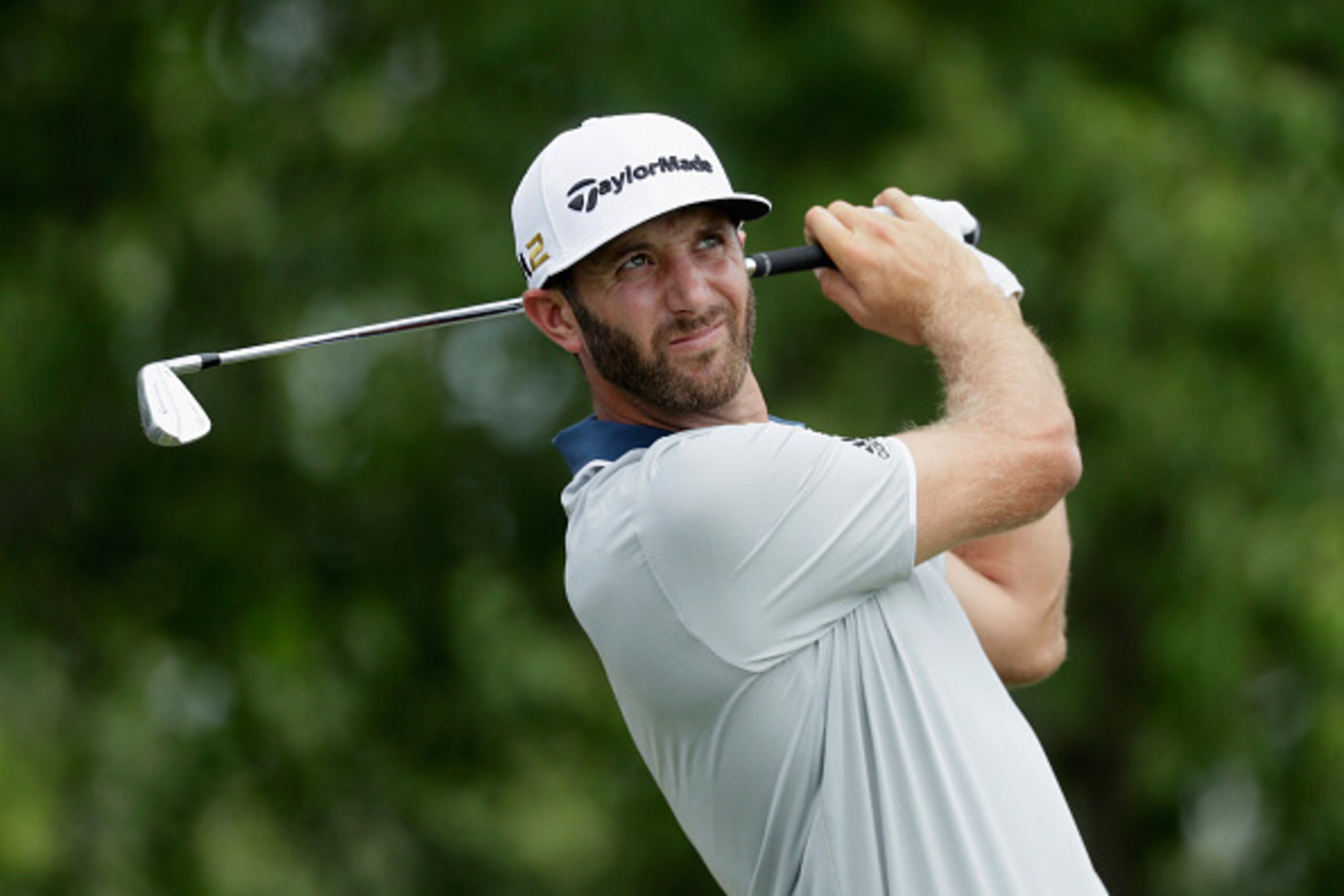OAKMONT, PA - JUNE 15: Dustin Johnson of the United States hits a shot during a practice round prior to the U.S. Open at Oakmont Country Club on June 15, 2016 in Oakmont, Pennsylvania. (Photo by Rob Carr/Getty Images) OAKMONT, PA - JUNE 15: Dustin Johnson of the United States hits a shot during a practice round prior to the U.S. Open at Oakmont Country Club on June 15, 2016 in Oakmont, Pennsylvania. (Photo by Rob Carr/Getty Images)