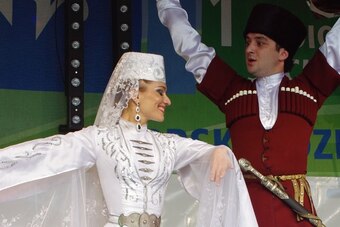 A cultural celebration at Europeada 2012.
