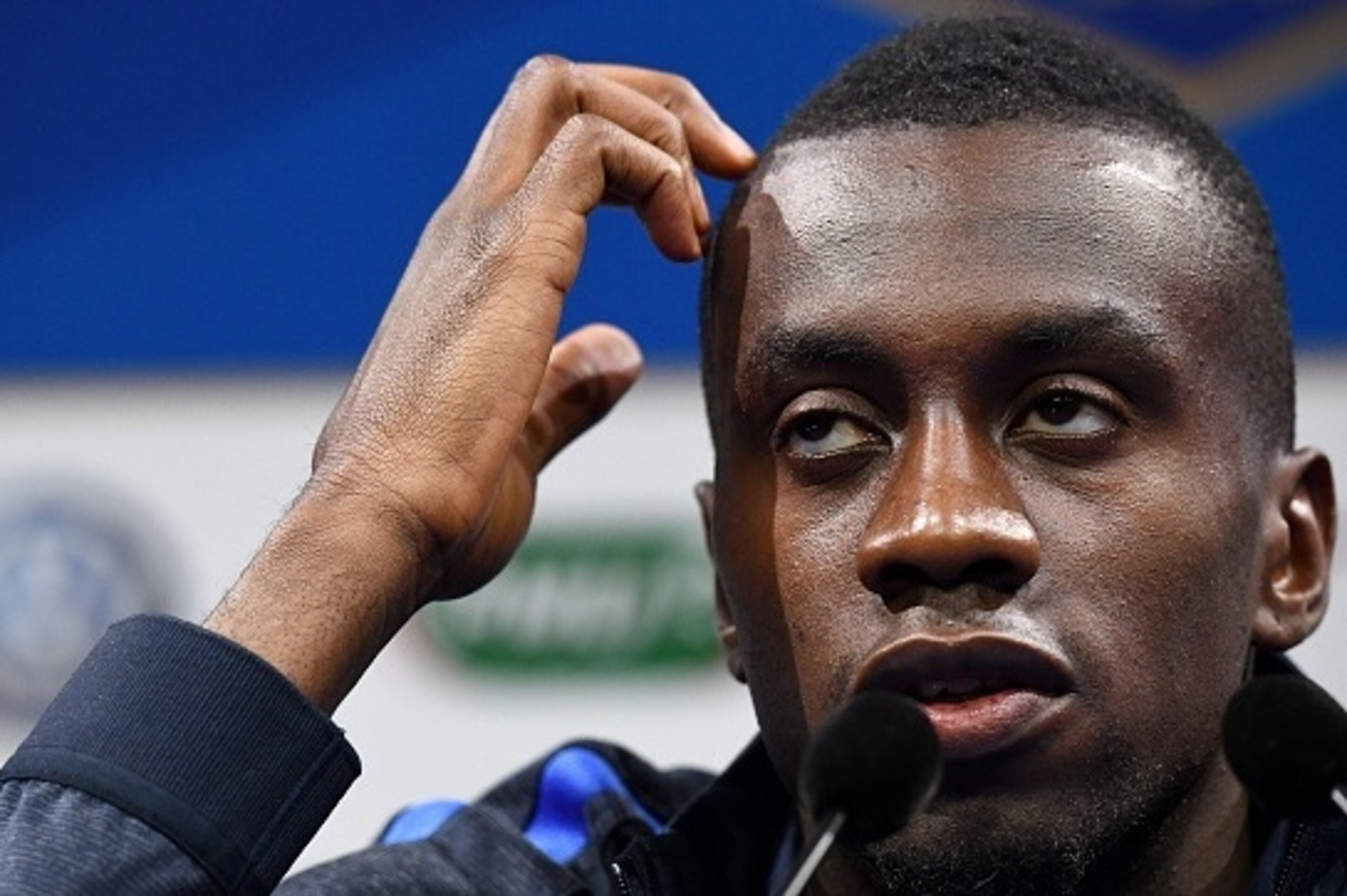 France's midfielder Blaise Matuidi attends a press conference in Clairefontaine en Yvelines on June 13, 2016, during the Euro 2016 European football championships. / AFP / FRANCK FIFE (Photo credit should read FRANCK FIFE/AFP/Getty Images) France's midfielder Blaise Matuidi attends a press conference in Clairefontaine en Yvelines on June 13, 2016, during the Euro 2016 European football championships. / AFP / FRANCK FIFE (Photo credit should read FRANCK FIFE/AFP/Getty Images)