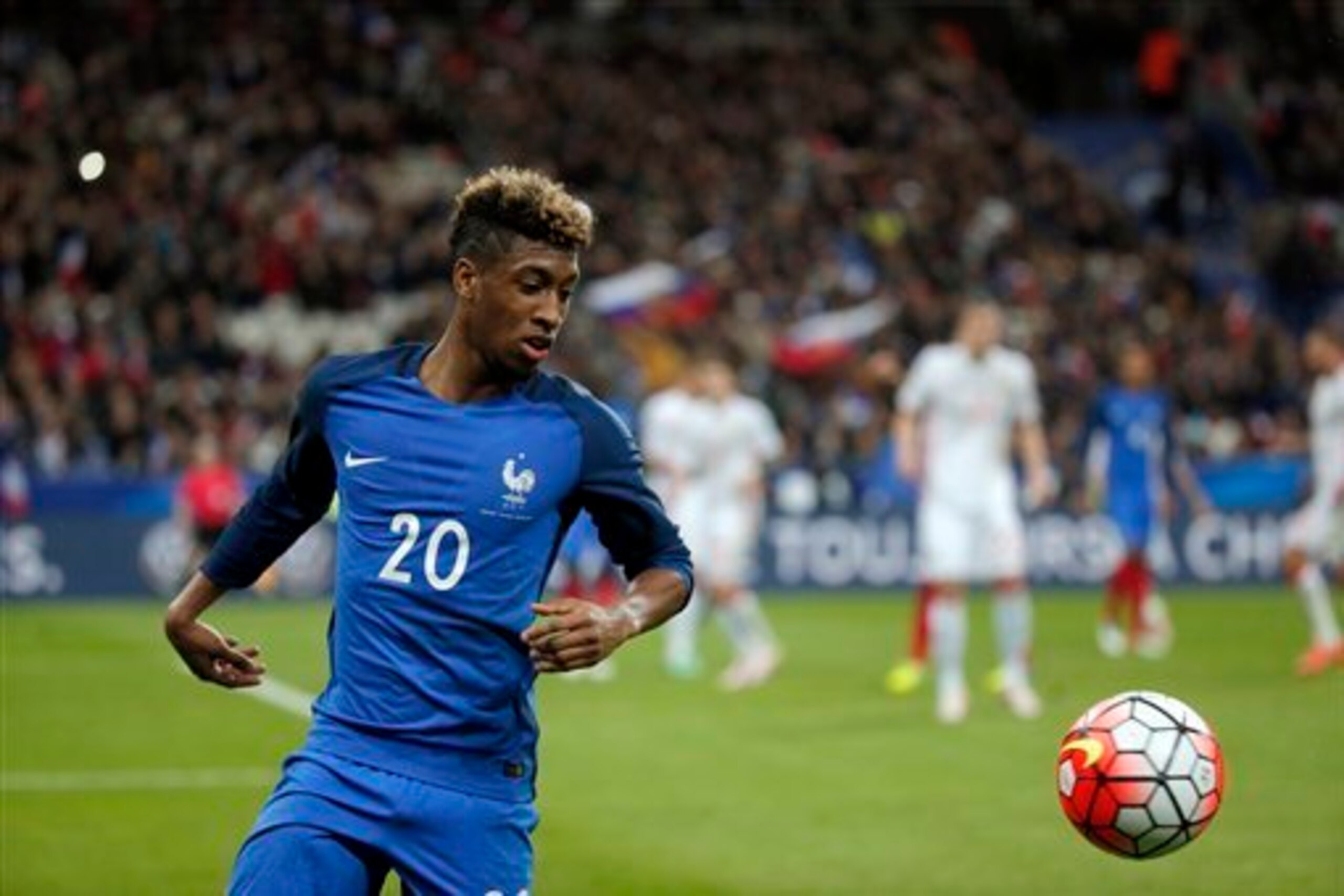 Coman is representing France this summer.