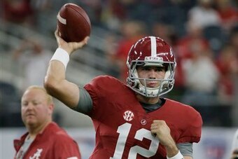 Alabama quarterback David Cornwell.