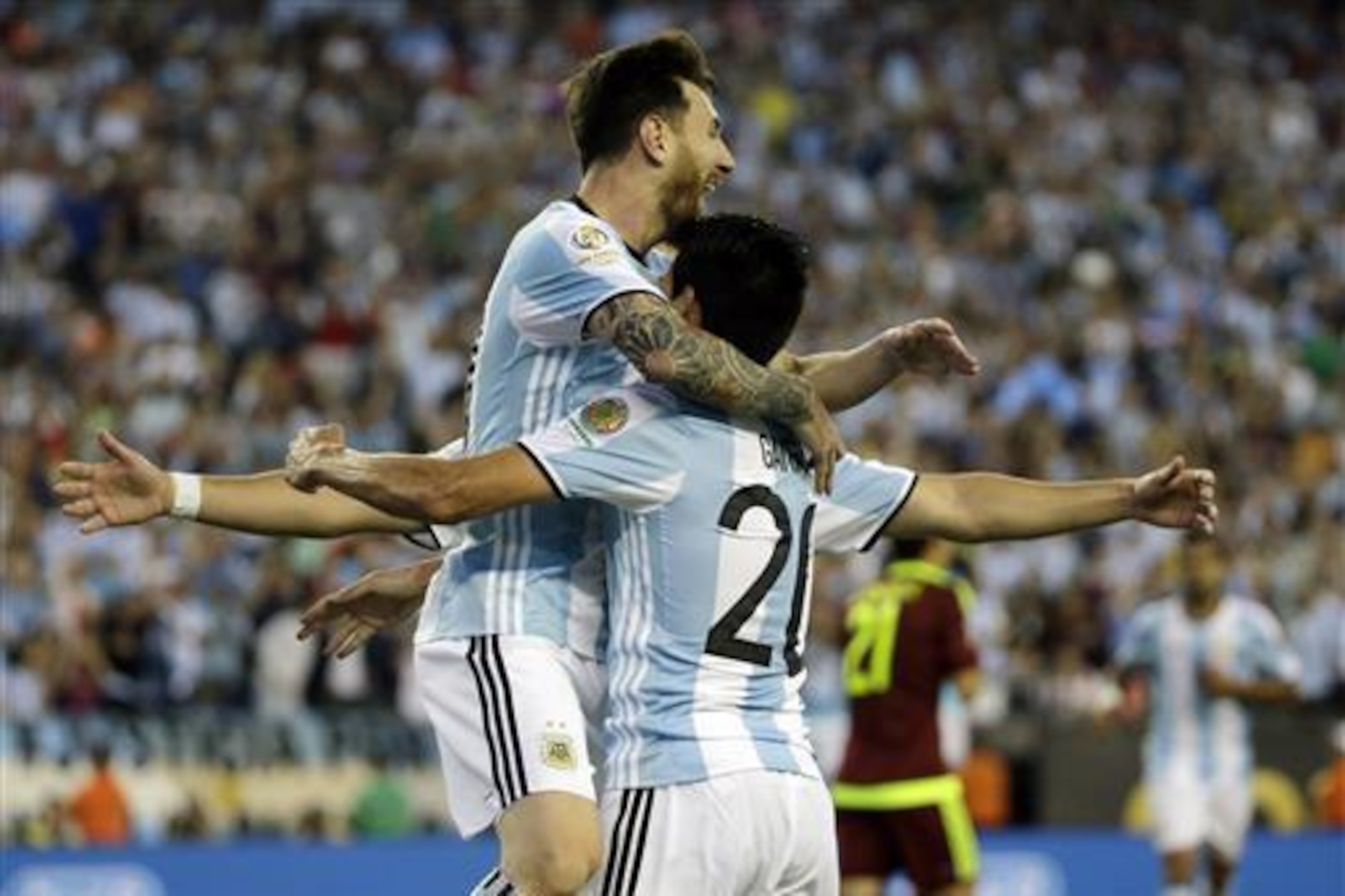 Argentina were at their best in the 4-1 quarter-final win over Venezuela.