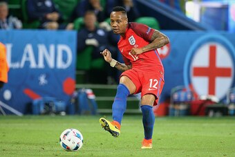 SAINT-ETIENNE, FRANCE - JUNE 20:  Nathaniel Clyne of England in action during the UEFA EURO 2016 Group B match between Slovakia and England at Stade Geoffroy-Guichard on June 20, 2016 in Saint-Etienne, France.  (Photo by Jean Catuffe/Getty Images)