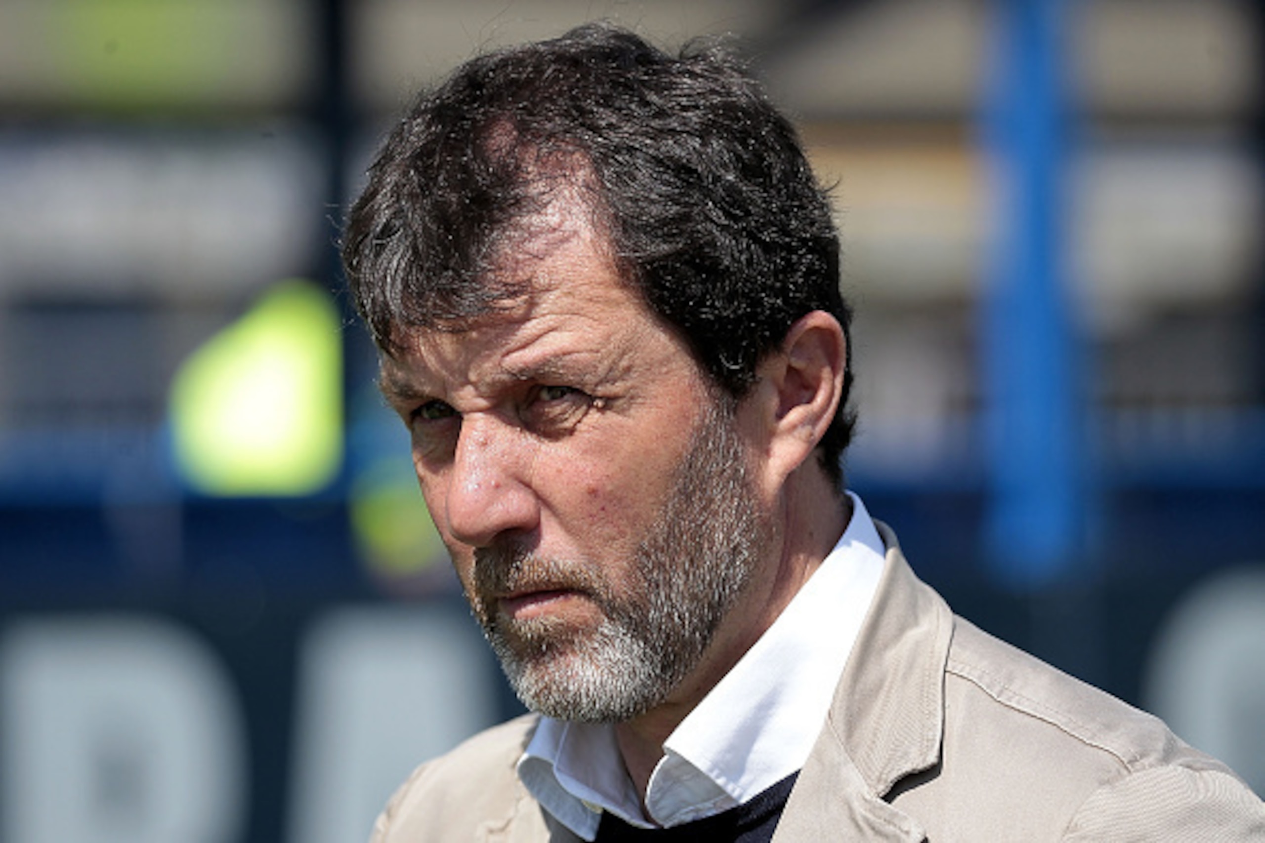 EMPOLI, ITALY - APRIL 10: Marcello Carli general manager of Empoli FC during the Serie A match between Empoli FC and ACF Fiorentina at Stadio Carlo Castellani on April 10, 2016 in Empoli, Italy.  (Photo by Gabriele Maltinti/Getty Images)