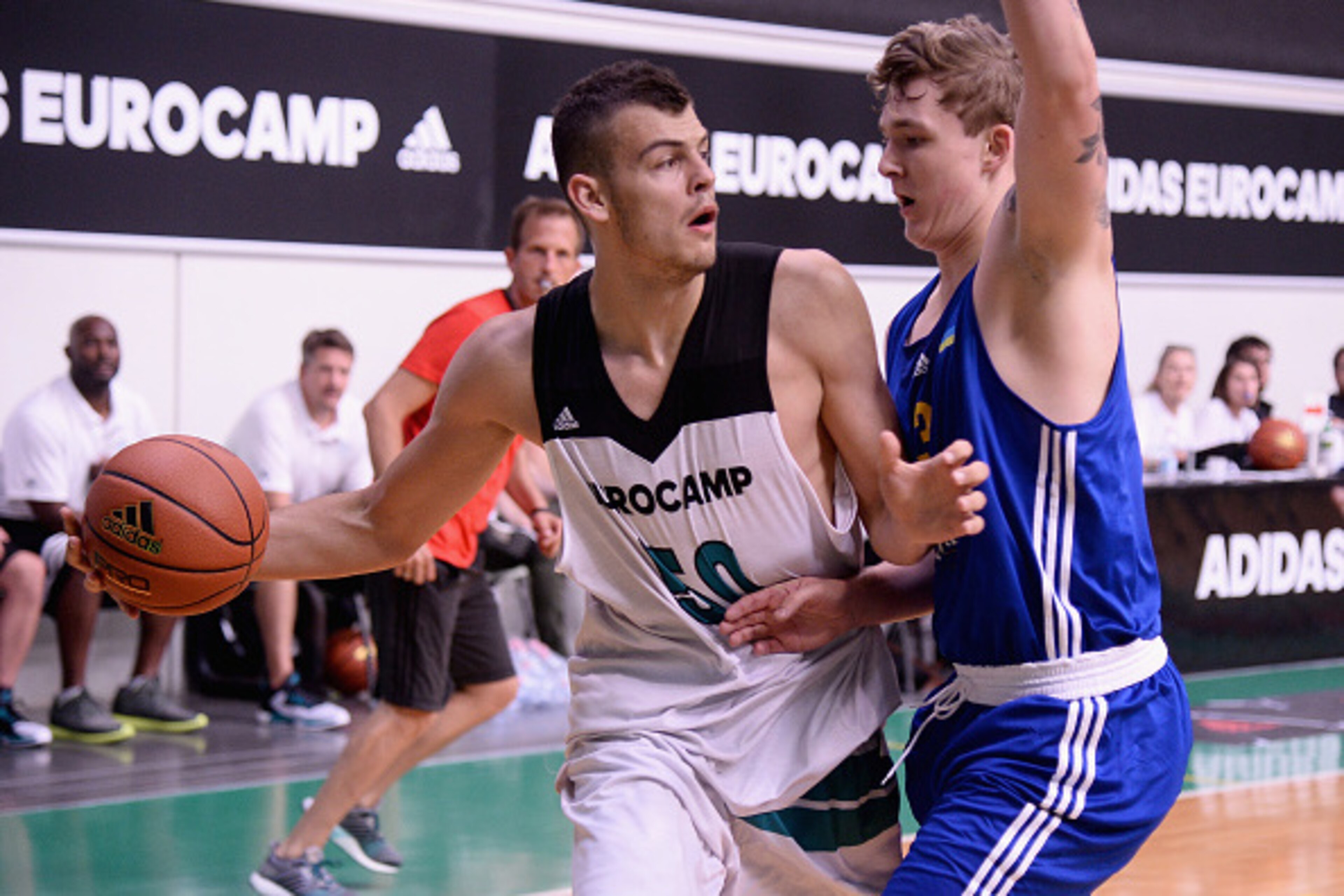 TREVISO, ITALY - JUNE 10:  Ante Zizic in action  during Adidas Eurocamp Day One at La Ghirada sports center on June 10, 2016 in Treviso, Italy.  (Photo by Roberto Serra/Iguana Press/Getty Images for Adidas)