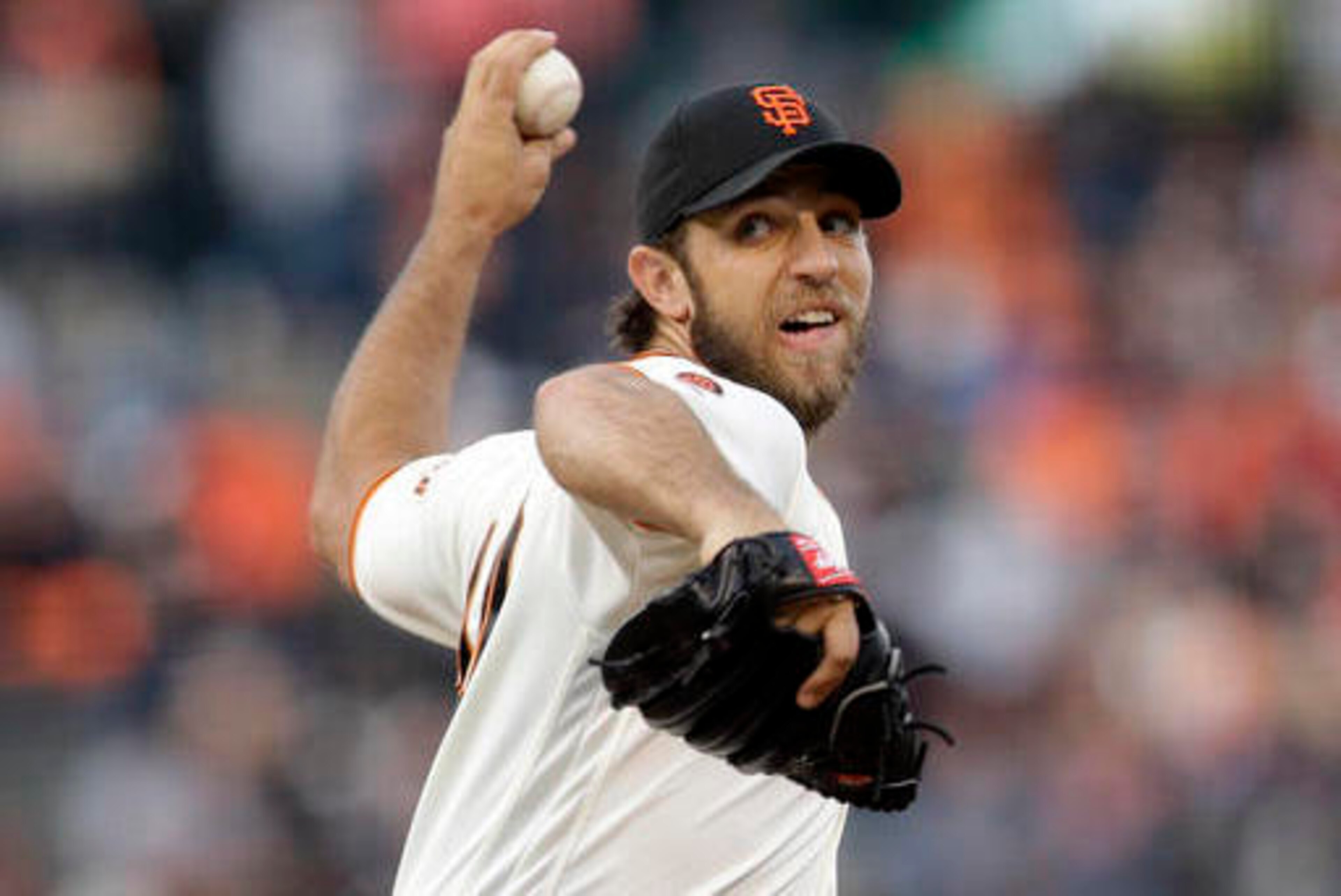 The Giants have gone 11-4 in Madison Bumgarner's starts this season.