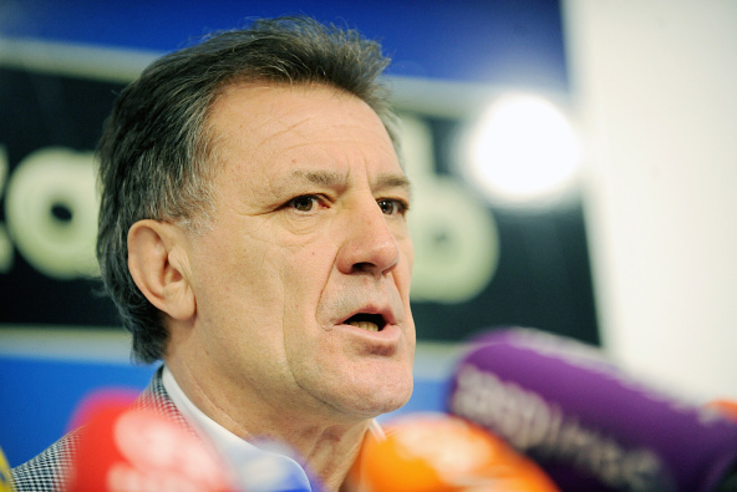 Football team Dinamo Zagreb chief Zdravko Mamic holds a press conference where he announced his resignation at the club's headquarters, in Zagreb, on February 9, 2016.
Dinamo Zagreb chief Zdravko Mamic resigned on February 9, 2016 a day after Croatian na Football team Dinamo Zagreb chief Zdravko Mamic holds a press conference where he announced his resignation at the club's headquarters, in Zagreb, on February 9, 2016.
Dinamo Zagreb chief Zdravko Mamic resigned on February 9, 2016 a day after Croatian na