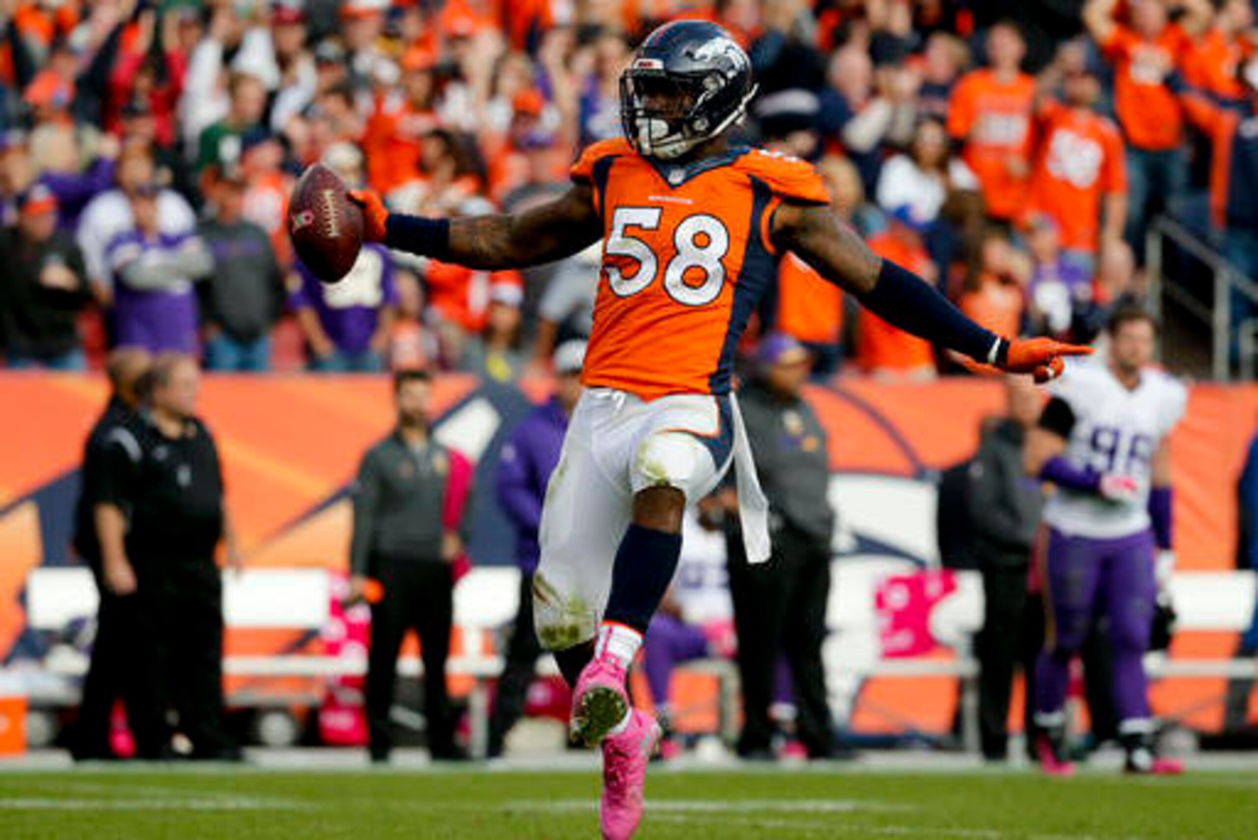 Von Miller and Santino Marchiol were neighbors in Colorado. Von Miller and Santino Marchiol were neighbors in Colorado.