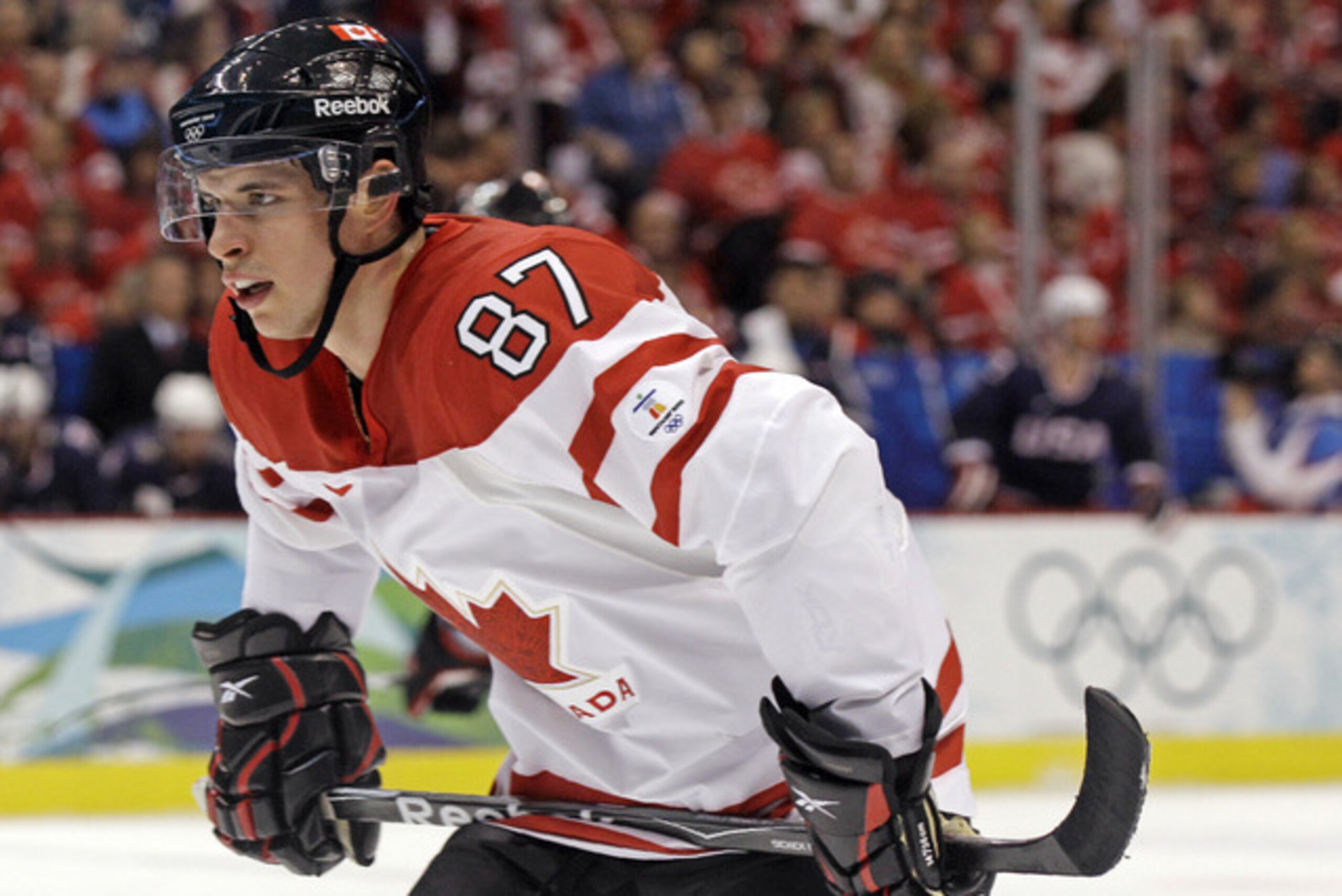 Crosby at the 2010 Olympics.