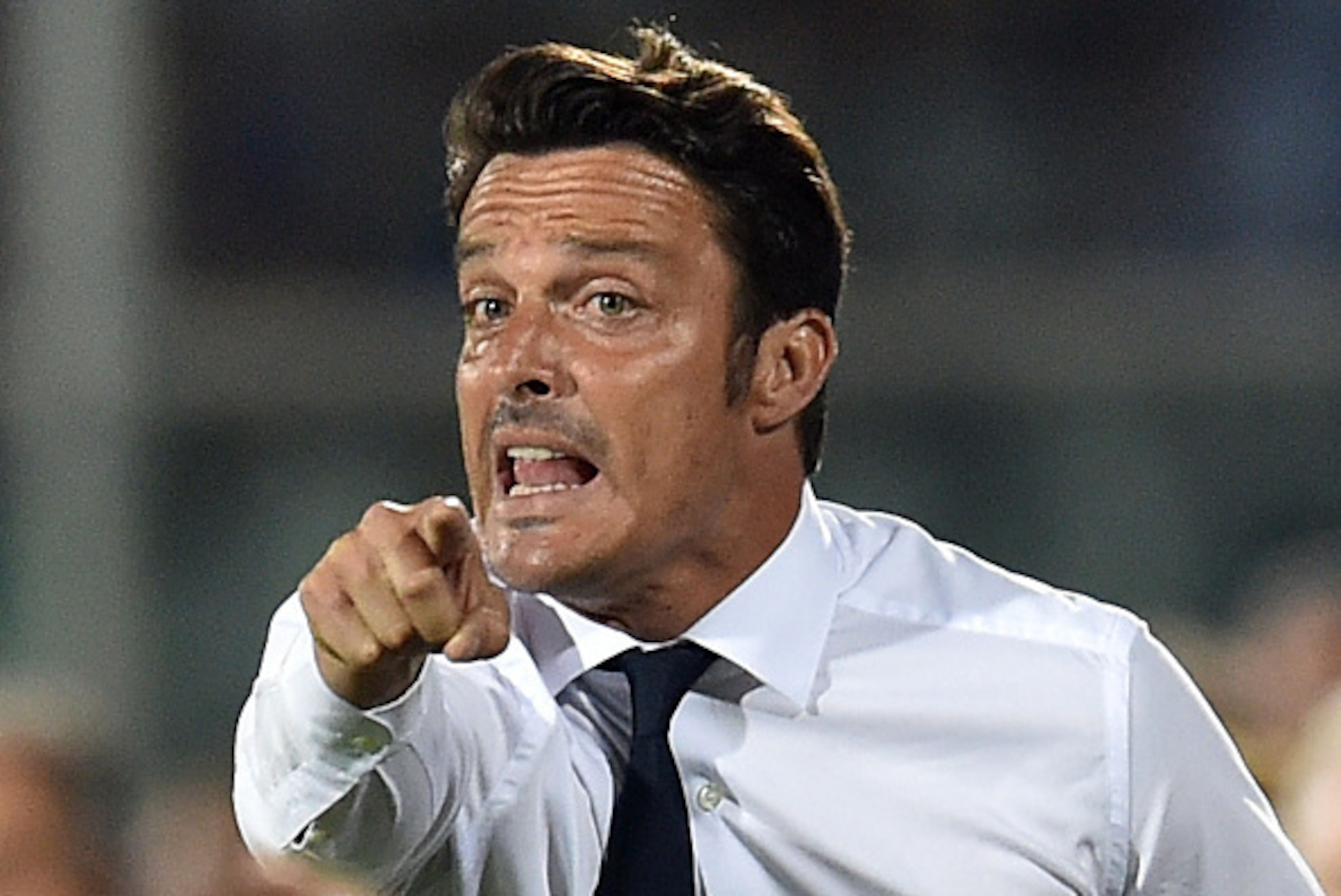PESCARA, ITALY - JUNE 05:  Massimo Oddo head coach of Pescara during first leg of the Serie B play-off final match between Pescara Calcio and Bologna FC at Adriatico Stadium on June 5, 2015 in Pescara, Italy.  (Photo by Giuseppe Bellini/Getty Images)