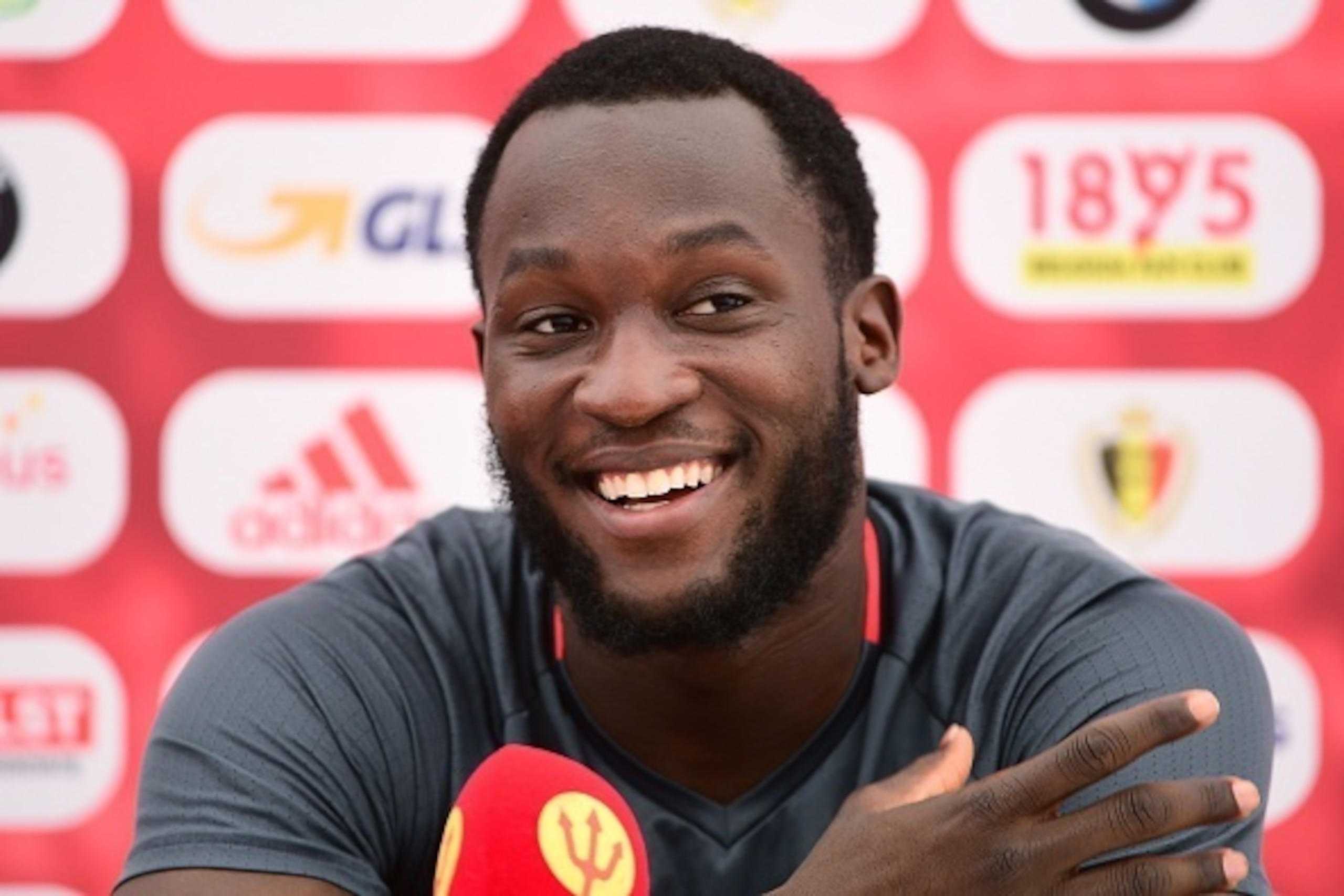Belgium's forward Romelu Lukaku gives a press conference during the Euro 2016 football tournament at Le Haillan, western France, on June 23, 2016. / AFP / EMMANUEL DUNAND (Photo credit should read EMMANUEL DUNAND/AFP/Getty Images) Belgium's forward Romelu Lukaku gives a press conference during the Euro 2016 football tournament at Le Haillan, western France, on June 23, 2016. / AFP / EMMANUEL DUNAND (Photo credit should read EMMANUEL DUNAND/AFP/Getty Images)