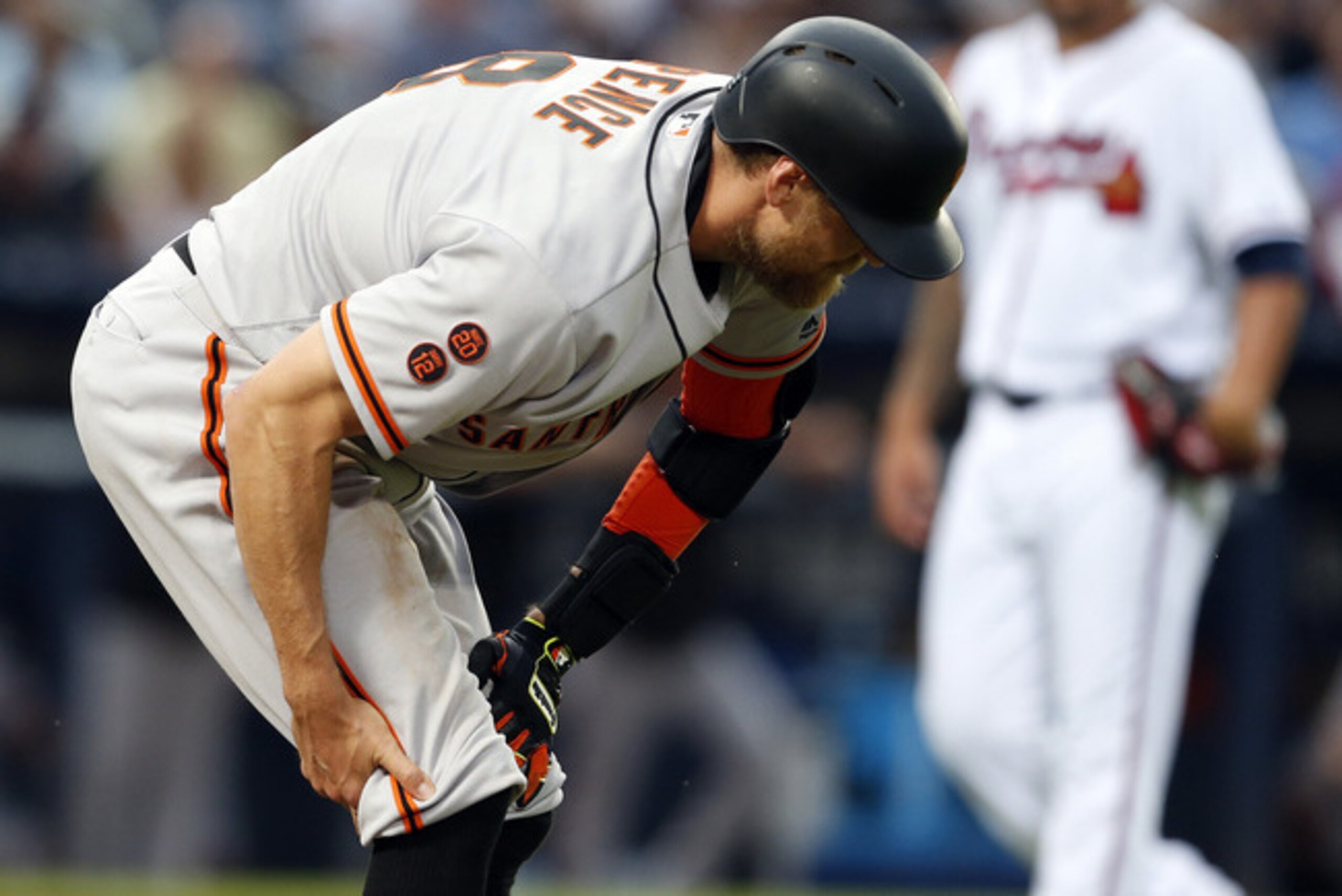 The Giants offense has pushed past a serious hamstring injury to right fielder Hunter Pence.