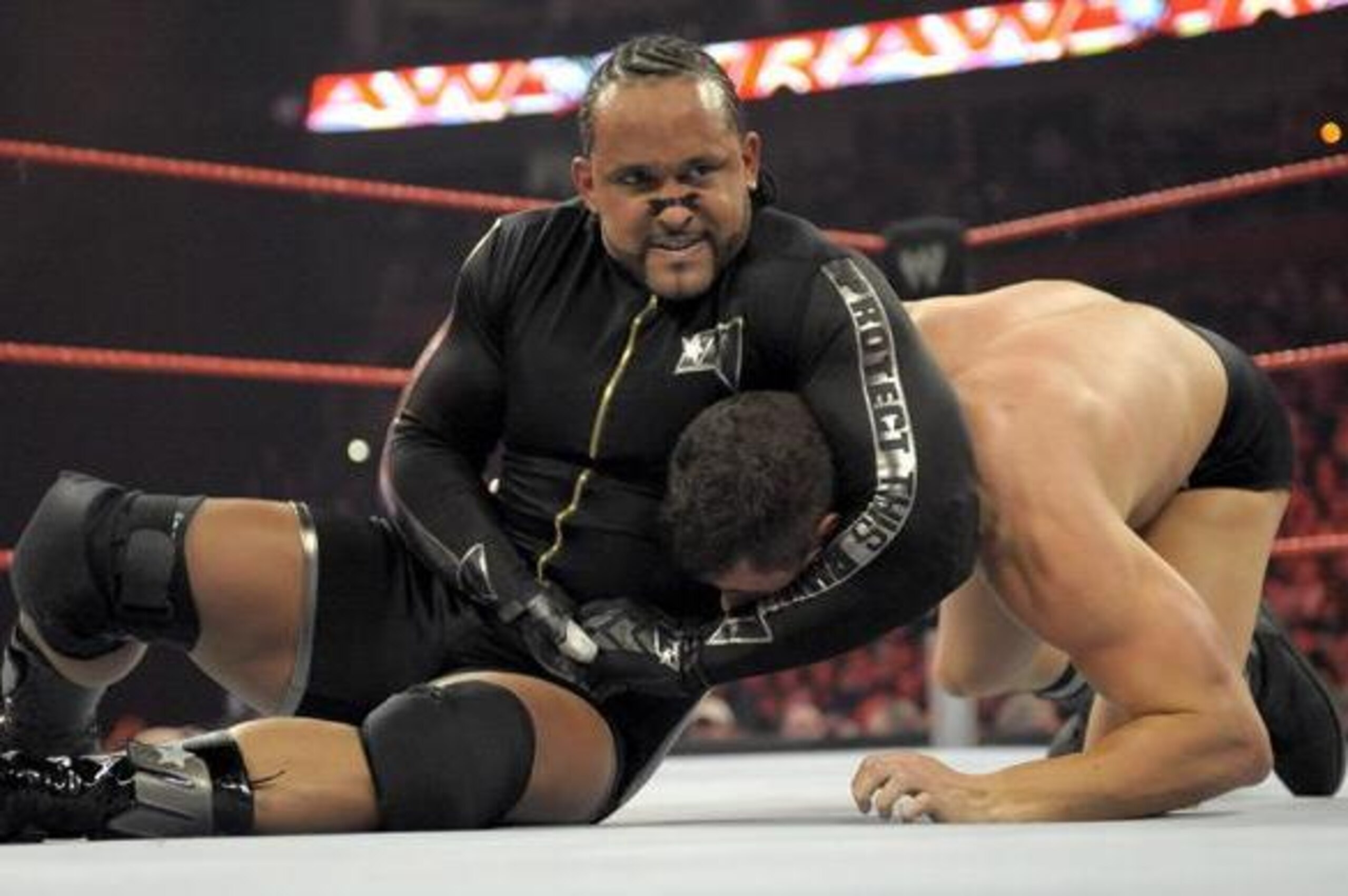 MVP grounds Cody Rhodes in a matchup on Raw. MVP grounds Cody Rhodes in a matchup on Raw.