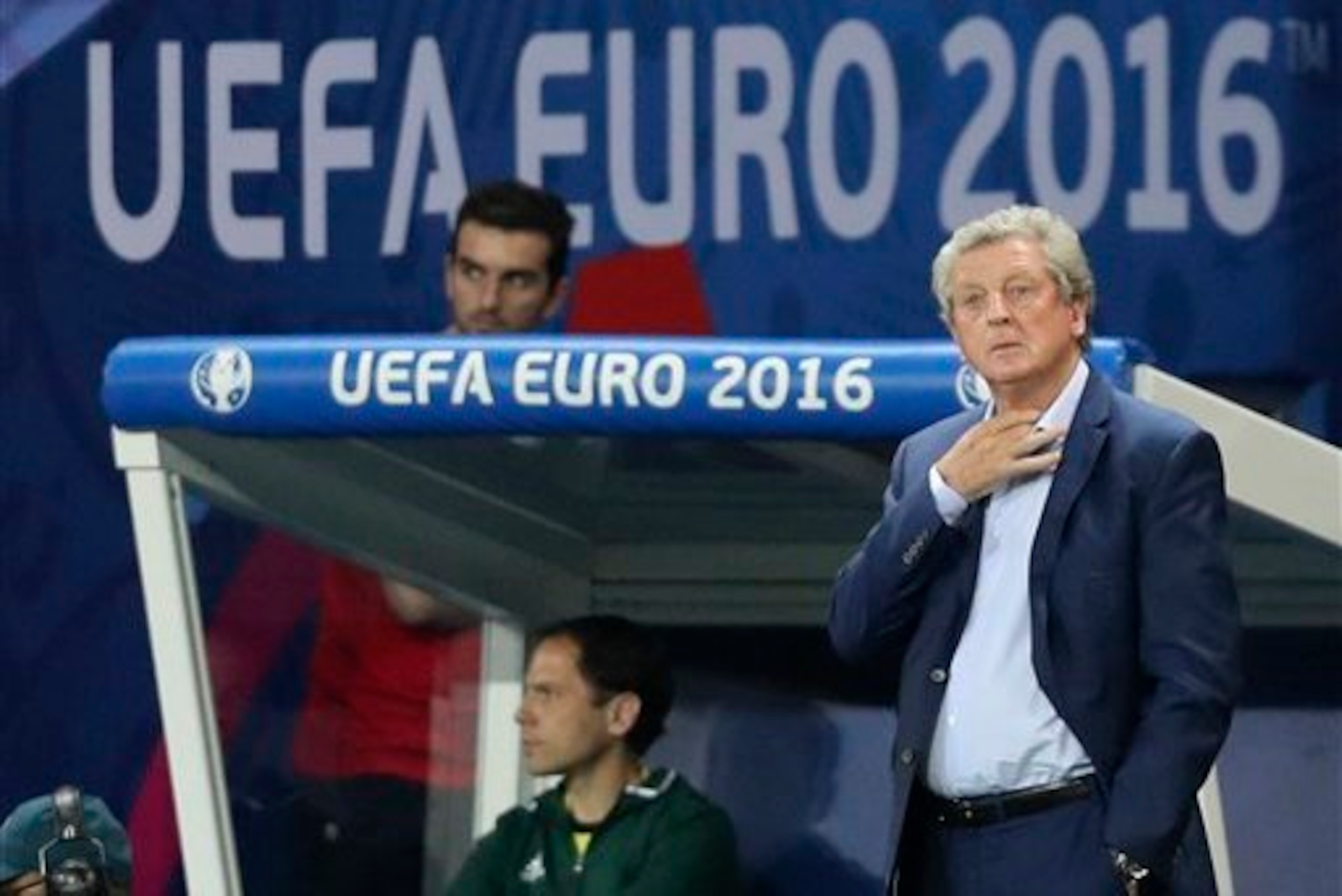 Hodgson watches on in Nice.