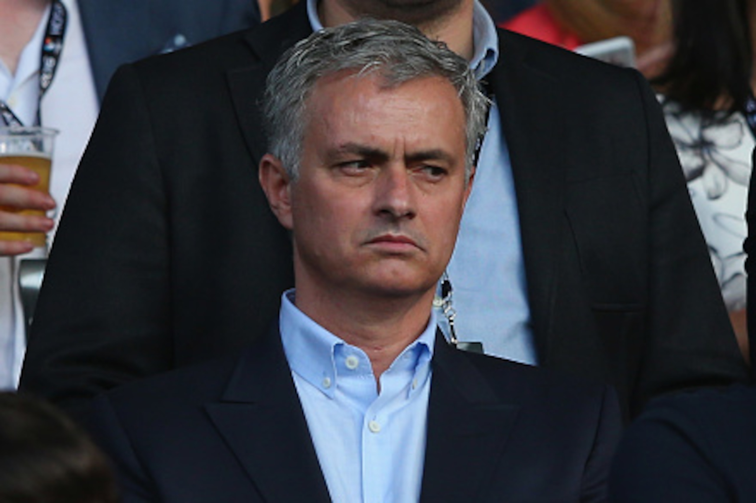 MANCHESTER, ENGLAND - JUNE 05:  Jose Mourinho the manager of Manchester United looks on during the Soccer Aid 2016 match in aid of UNICEF at Old Trafford on June 5, 2016 in Manchester, England.  (Photo by Alex Livesey/Getty Images)