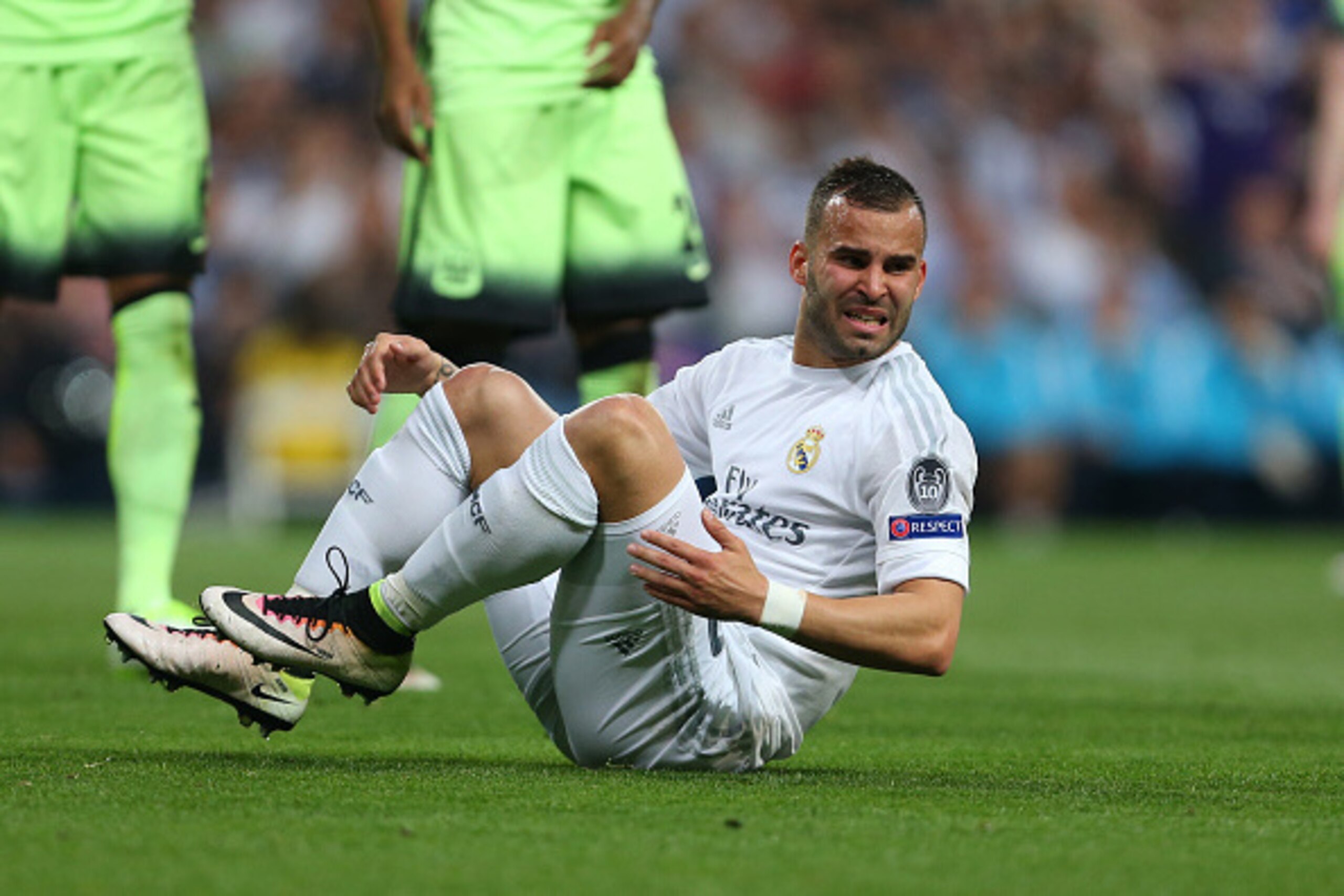 MADRID, SPAIN - MAY 04:  Jese of Real Madrid during the UEFA Champions League Semi Final second leg match between Real Madrid and Manchester City FC at Estadio Santiago Bernabeu on May 4, 2016 in Madrid, Spain.  (Photo by Catherine Ivill - AMA/Getty Image