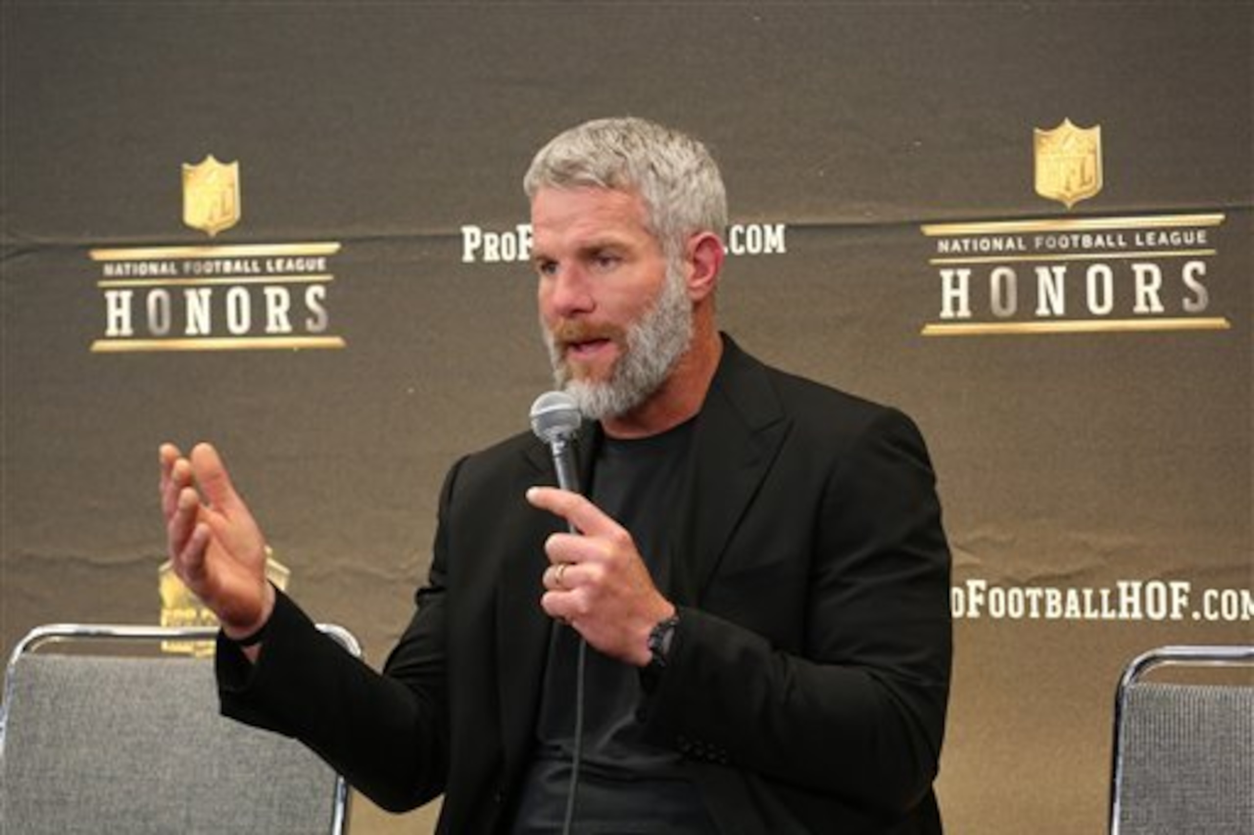 Favre will be inducted into the NFL Hall of Fame this summer.