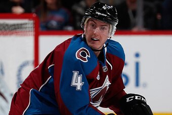 DENVER, CO - MARCH 09:  Tyson Barrie #4 of the Colorado Avalanche skates against the Anaheim Ducks at Pepsi Center on March 9, 2016 in Denver, Colorado. The Avalanche defeated the Ducks 3-0.  (Photo by Doug Pensinger/Getty Images)