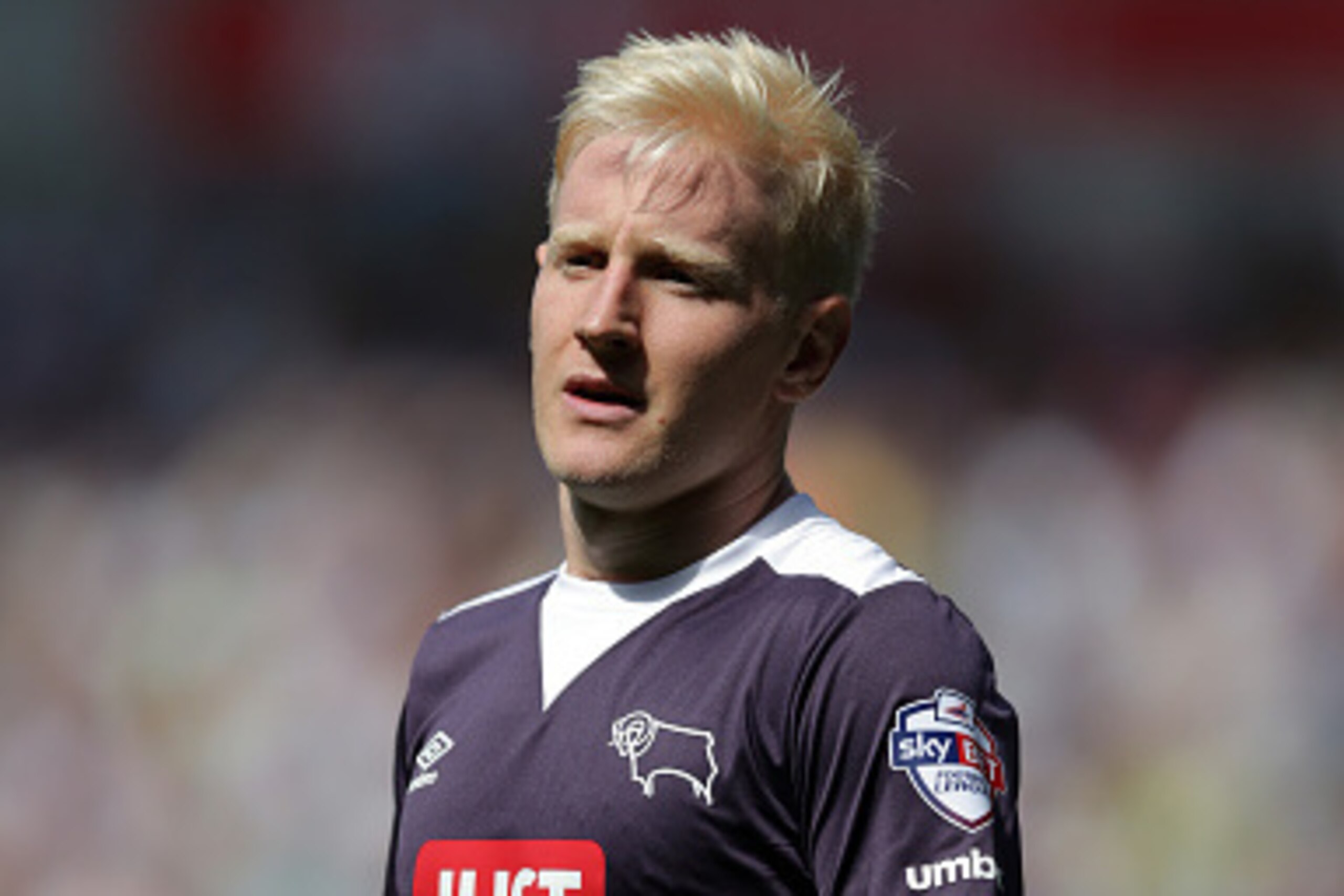 BOLTON, ENGLAND - AUGUST 8:  Will Hughes of Derby County during the Sky Bet Championship match between Bolton Wanderers and Derby County at the Macron Stadium on August 8, 2015 in Bolton, England. (Photo by Clint Hughes/Getty Images)