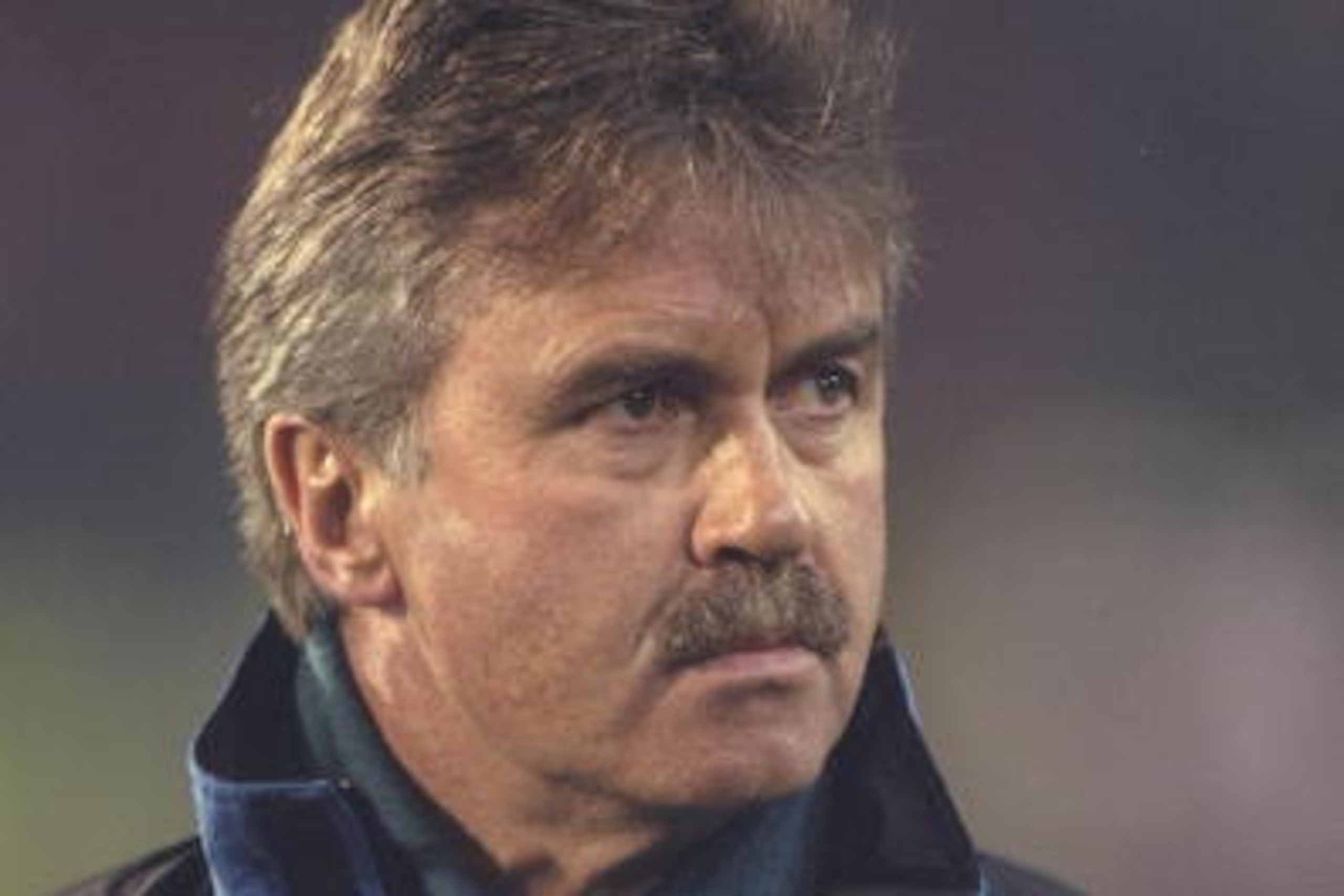 14 Dec 1996:  A portrait of Guus Hiddink the manager of Holland taken before the start of the World cup qualifier between Belgium and Holland in Belgium. Holland won the match 0-3. Mandatory Credit: Clive Brunskill/Allsport