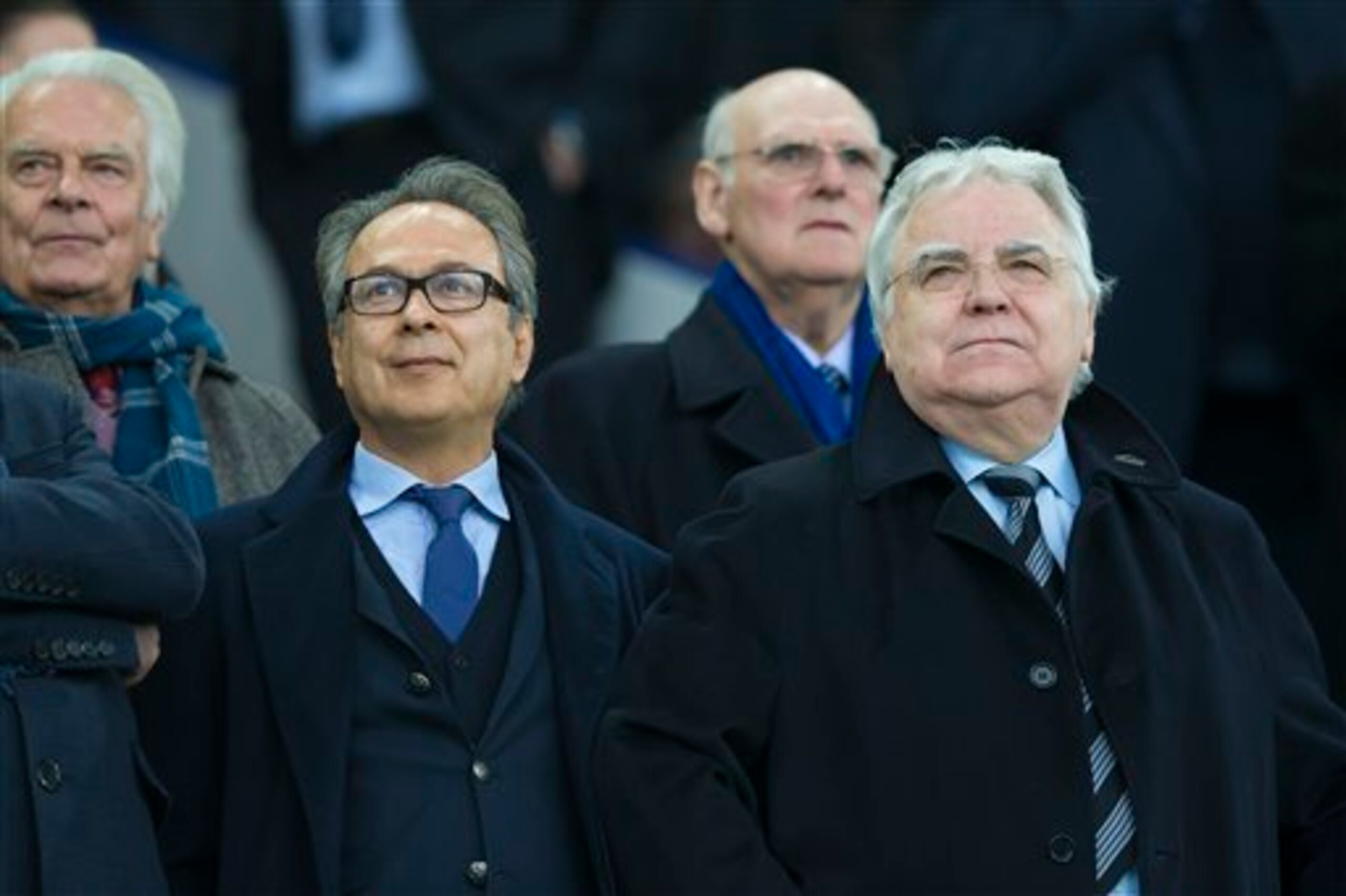 Farhad Moshiri (left) recently became majority shareholder at Everton.