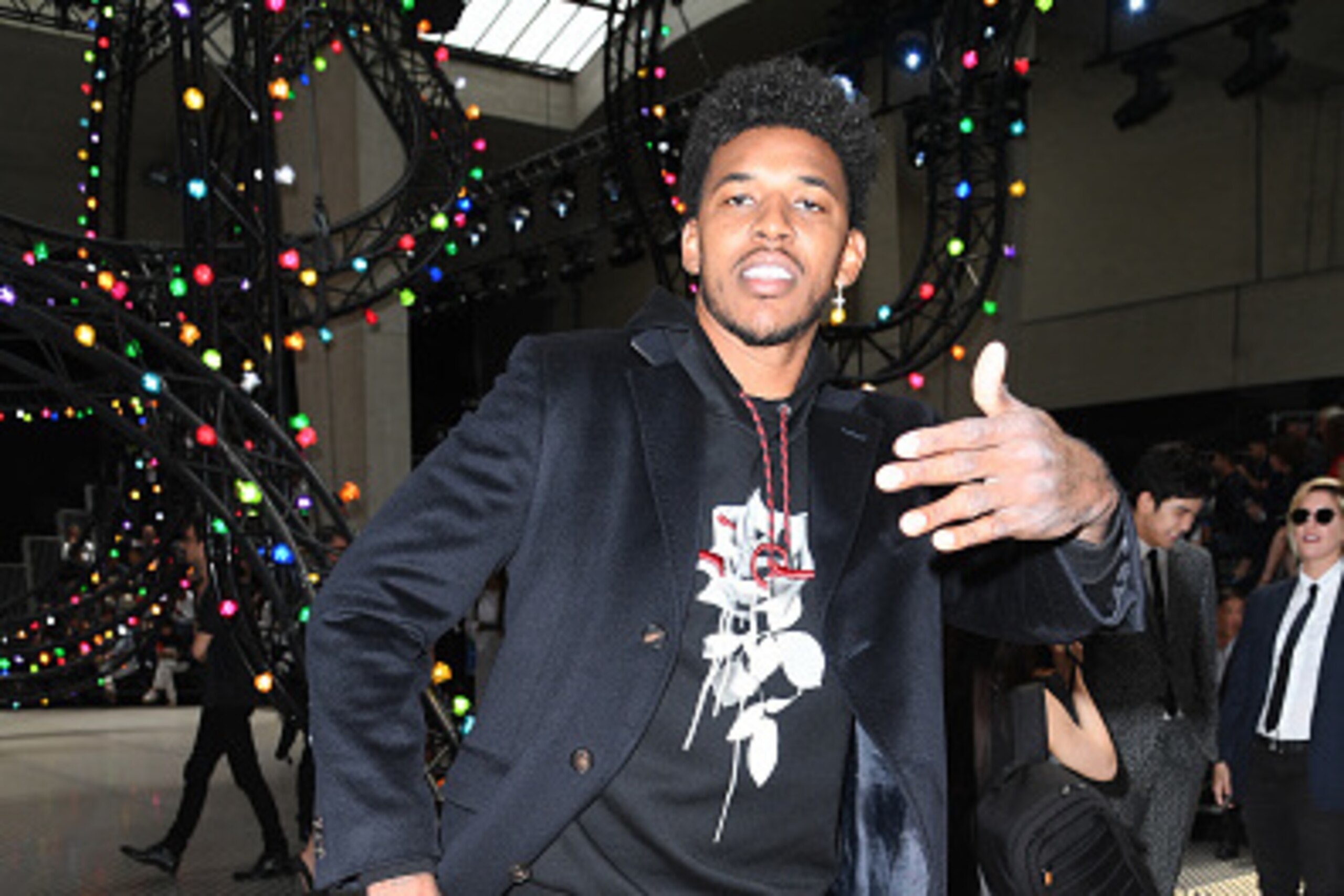 PARIS, FRANCE - JUNE 25:  Nick Young attends the Dior Homme Menswear Spring/Summer 2017 show as part of Paris Fashion Week on June 25, 2016 in Paris, France.  (Photo by Pascal Le Segretain/Getty Images)