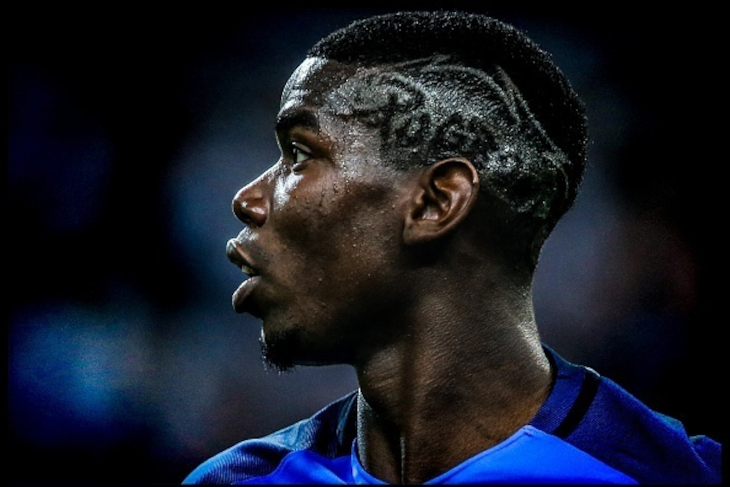 Paul Pogba of France during the Euro group stage match between France and Romania at the Stade de France on june 10, 2016 in Saint-Denis, France(Photo by VI Images via Getty Images)