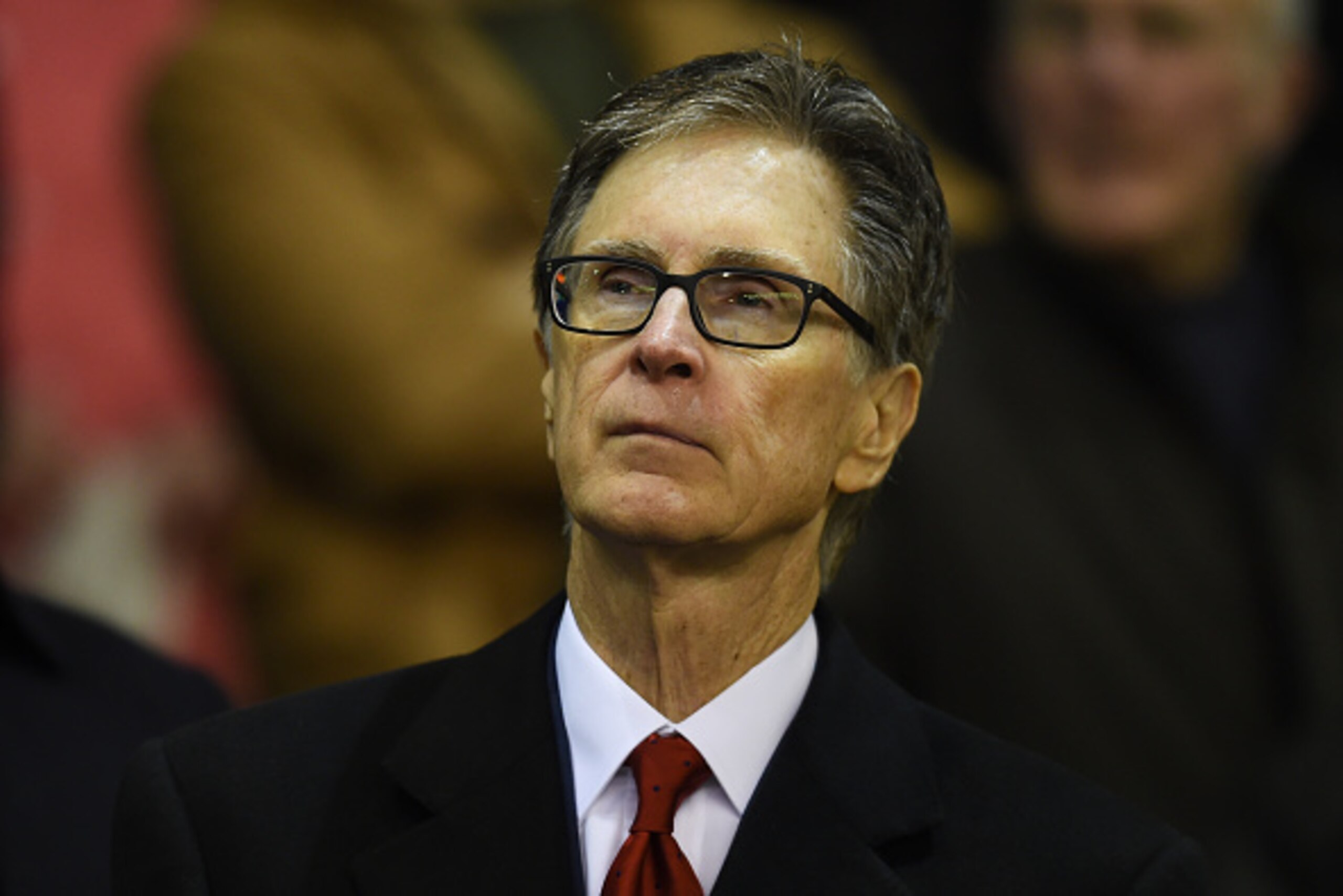 LIVERPOOL, ENGLAND - OCTOBER 22:  Liverpool owner John W. Henry looks on during the UEFA Europa League Group B match between Liverpool FC and Rubin Kazan at Anfield on October 22, 2015 in Liverpool, United Kingdom.  (Photo by Michael Regan/Getty Images)