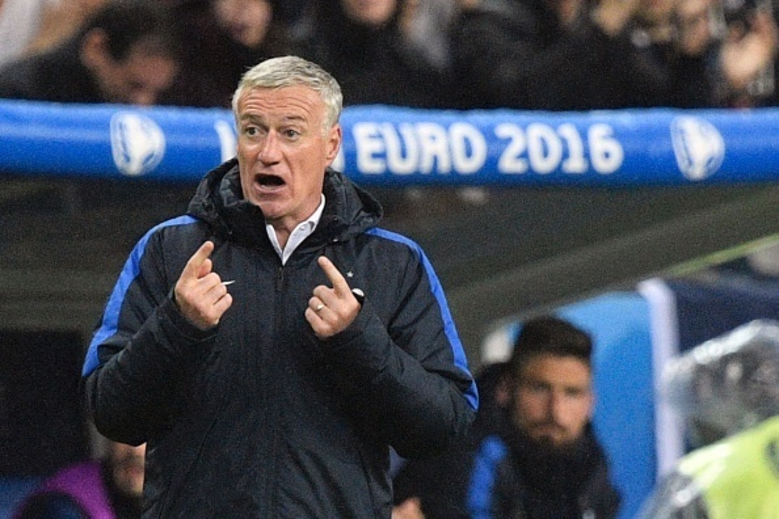 France's coach Didier Deschamps gestures during the Euro 2016 quarter-final football match between France and Iceland at the Stade de France in Saint-Denis, near Paris, on July 3, 2016. / AFP / MARTIN BUREAU (Photo credit should read MARTIN BUREAU France's coach Didier Deschamps gestures during the Euro 2016 quarter-final football match between France and Iceland at the Stade de France in Saint-Denis, near Paris, on July 3, 2016. / AFP / MARTIN BUREAU (Photo credit should read MARTIN BUREAU
