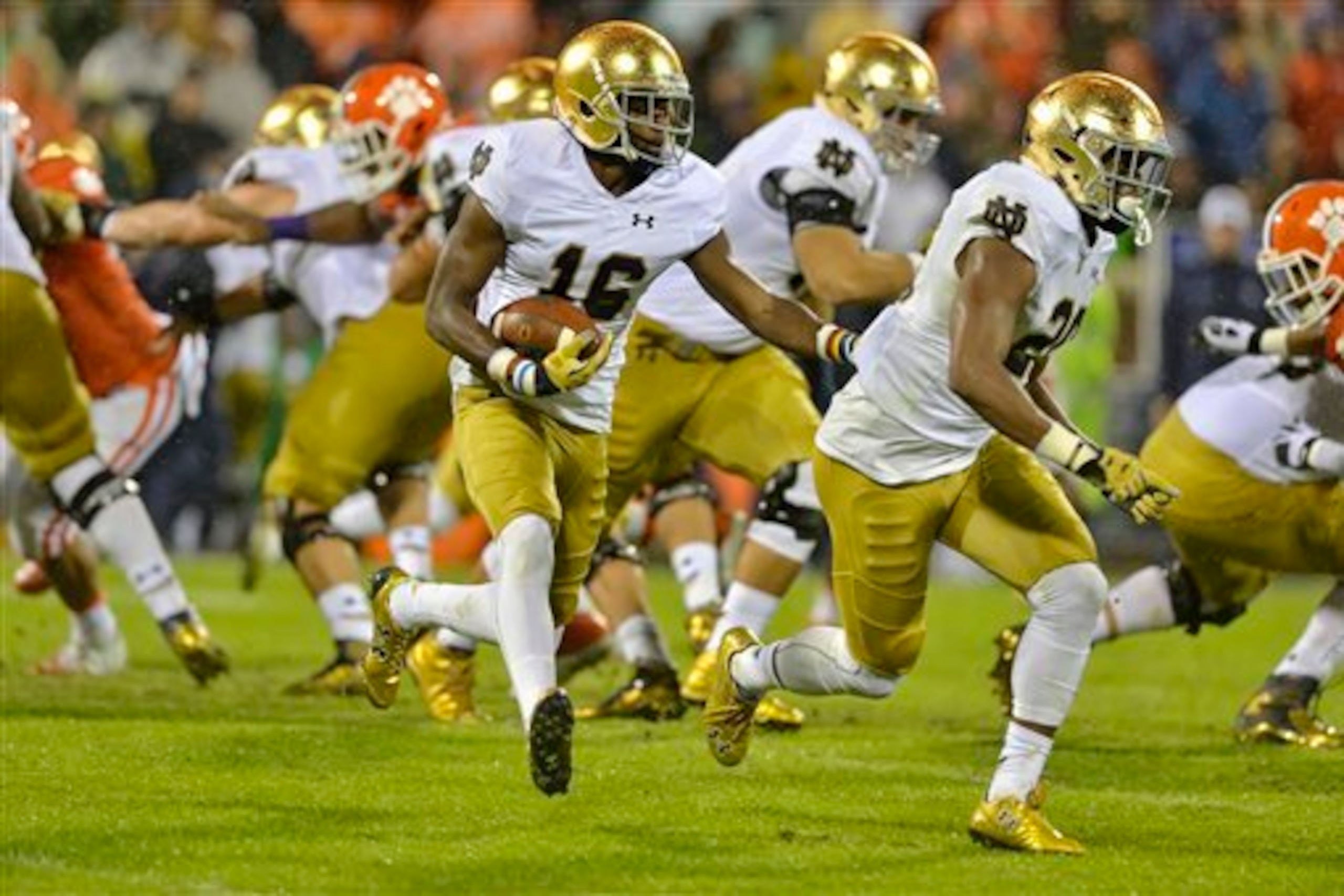 Torii Hunter Jr. is one of just two pass-catchers with significant previous experience.