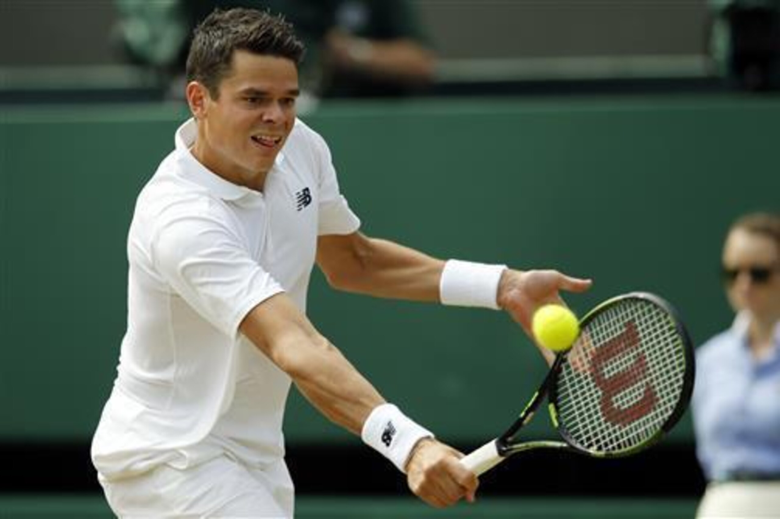 Raonic's power could prove too much for Federer.