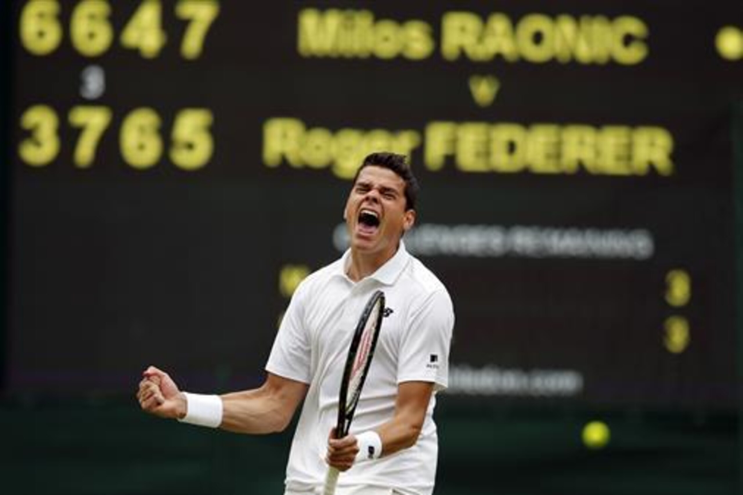 Sunday will be Raonic's first major final. Sunday will be Raonic's first major final.