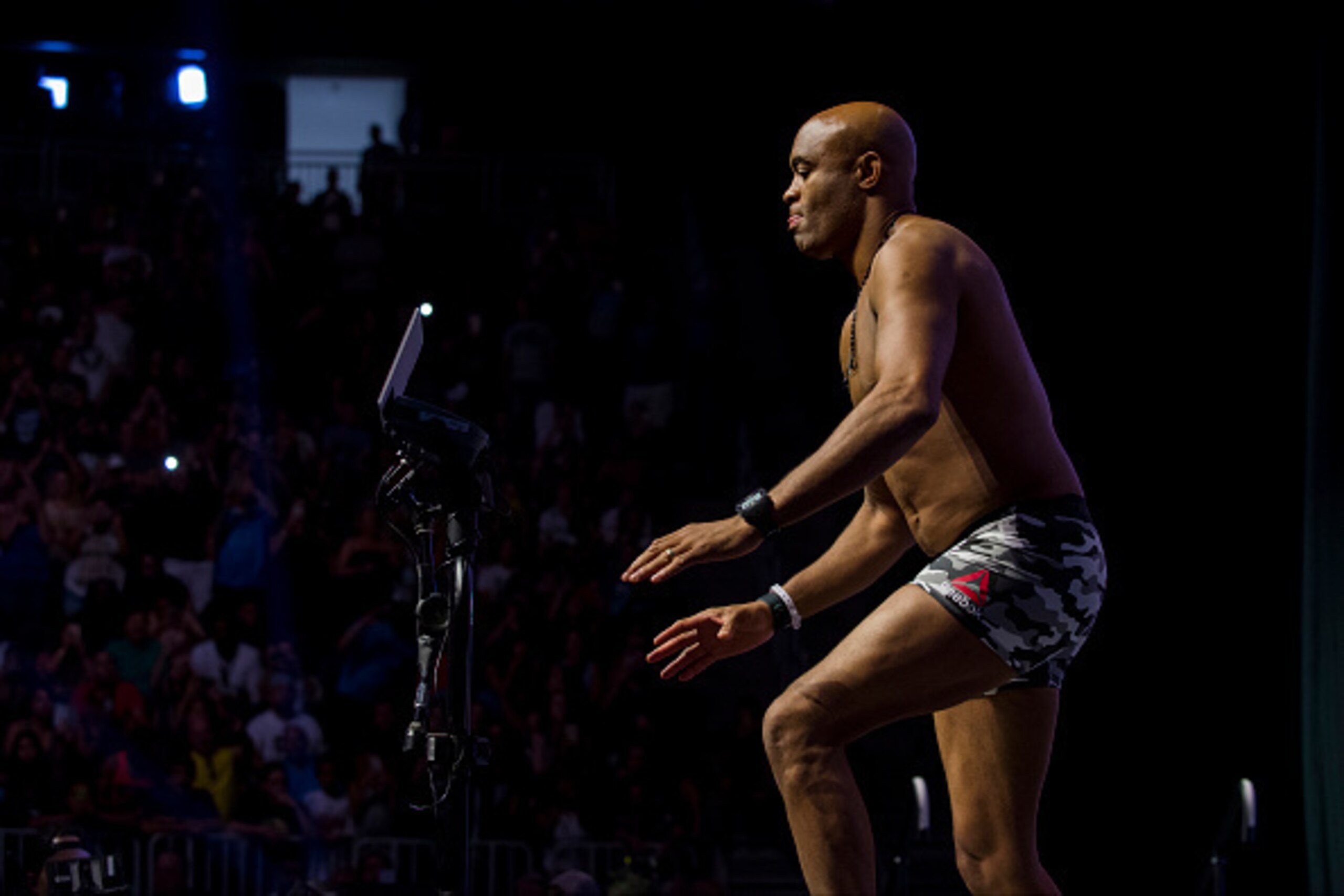 LAS VEGAS, NV - JULY 8: Anderson Silva stands on the scale during the UFC 200 weigh-ins at T-Mobile Arena on July 8, 2016 in Las Vegas, Nevada. (Photo by Cooper Neill/Zuffa LLC/Zuffa LLC via Getty Images) LAS VEGAS, NV - JULY 8: Anderson Silva stands on the scale during the UFC 200 weigh-ins at T-Mobile Arena on July 8, 2016 in Las Vegas, Nevada. (Photo by Cooper Neill/Zuffa LLC/Zuffa LLC via Getty Images)
