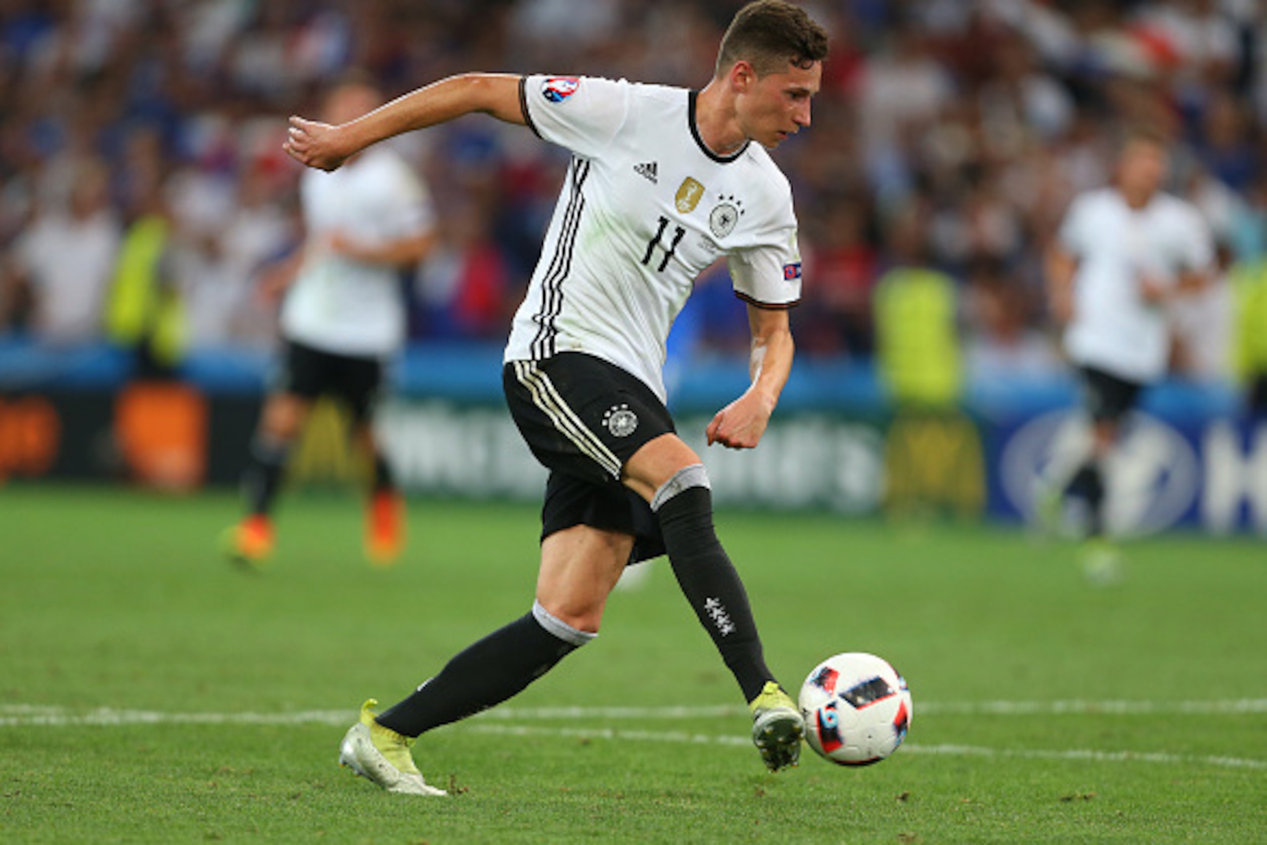 MARSEILLE, FRANCE - JULY 07: Julian Draxler of Germany during the UEFA Euro 2016 semi final match between Germany and France at Stade Velodrome on July 7, 2016 in Marseille, France. (Photo by Catherine Ivill - AMA/Getty Images)