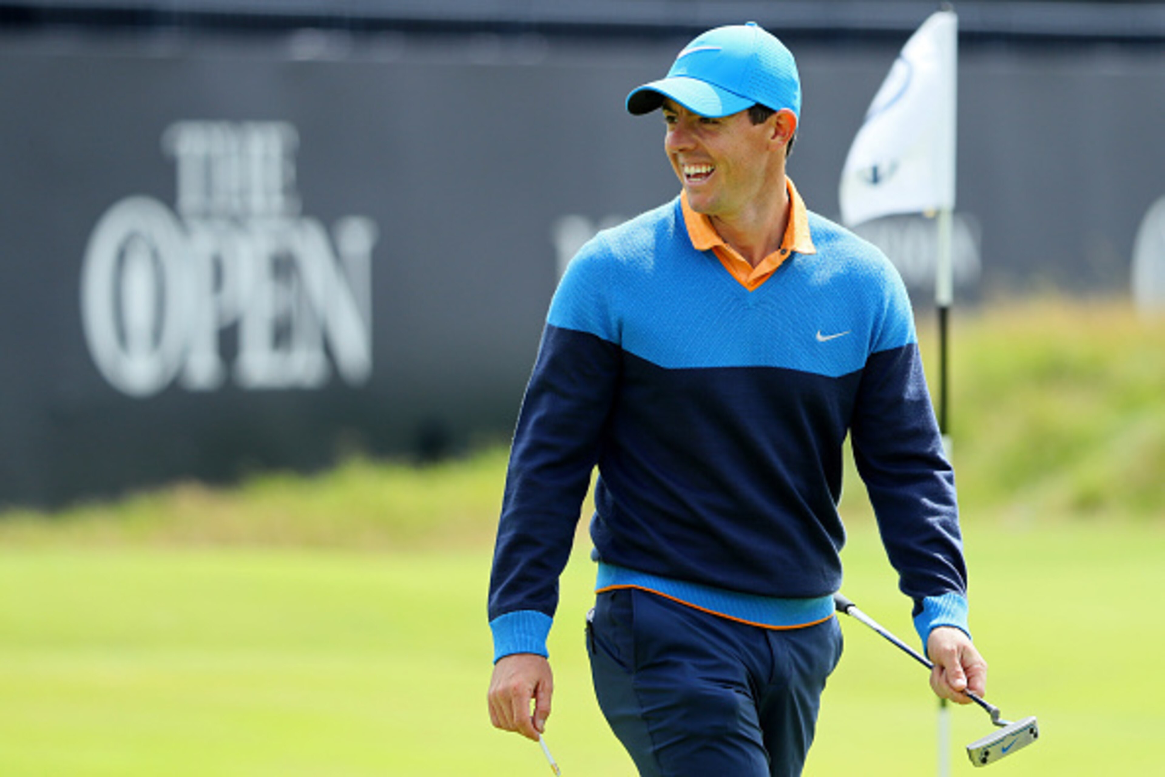 TROON, SCOTLAND - JULY 12:  Rory McIlroy of Northern Ireland looks on during a practice round ahead of the 145th Open Championship at Royal Troon on July 12, 2016 in Troon, Scotland.  (Photo by Andrew Redington/Getty Images)