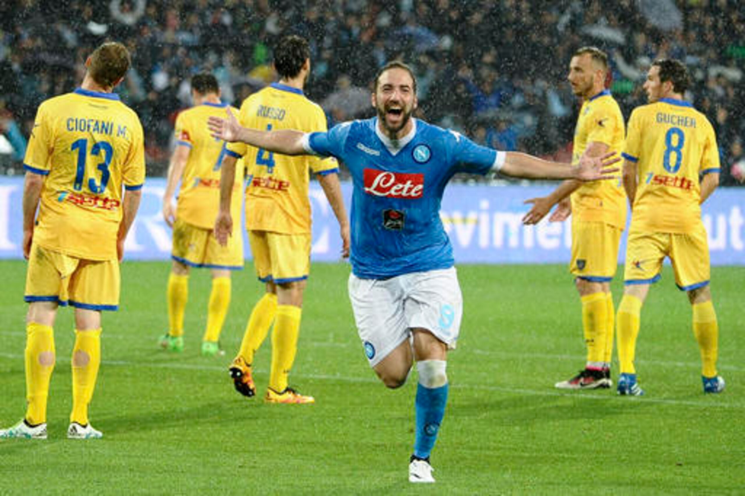 Higuain had a brilliant season for Napoli.