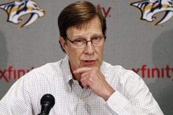 Nashville Predators general manager David Poile.