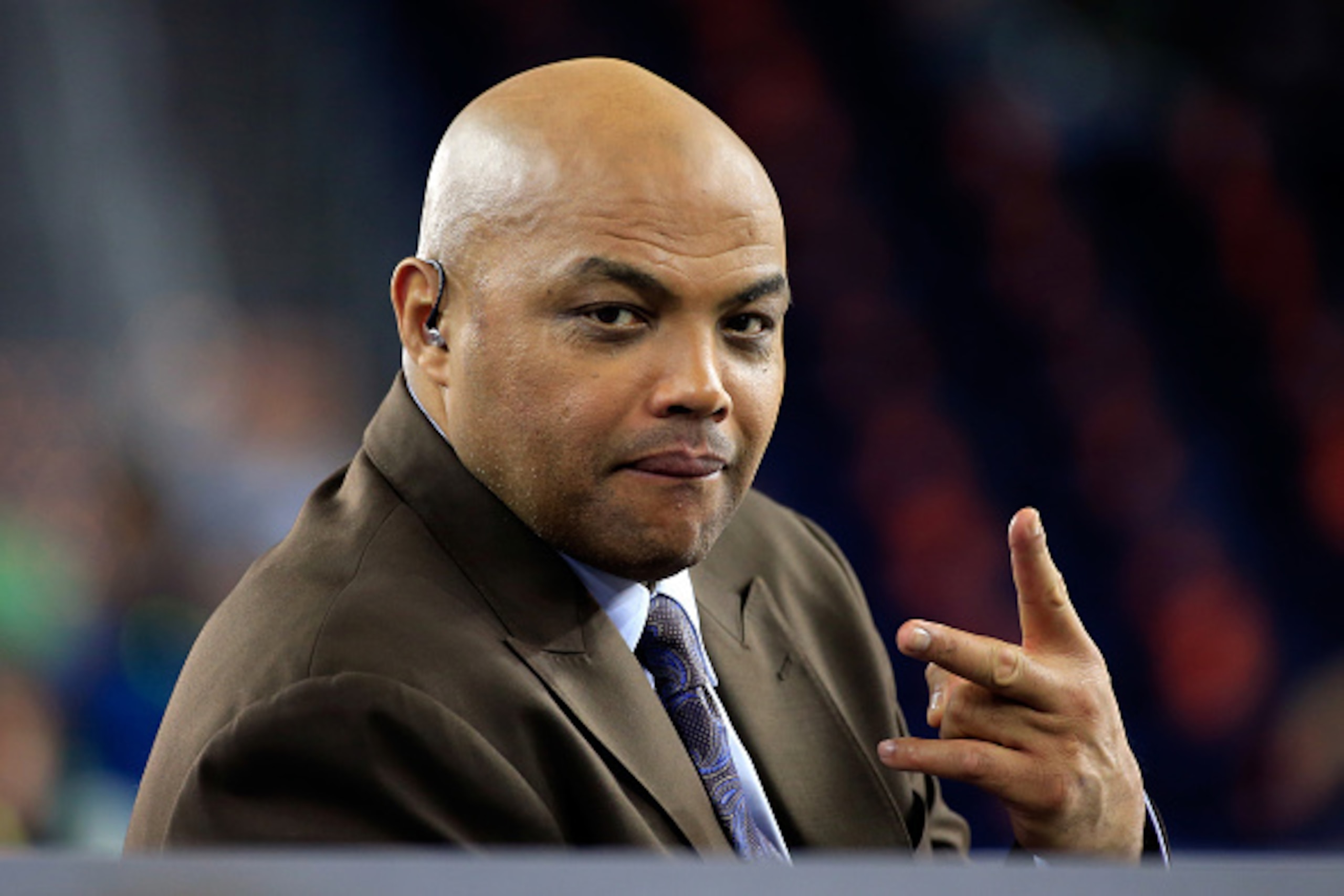 HOUSTON, TEXAS - APRIL 04:  Former NBA player and commentator Charles Barkley looks on prior to the 2016 NCAA Men's Final Four National Championship game between the Villanova Wildcats and the North Carolina Tar Heels at NRG Stadium on April 4, 2016 in Ho