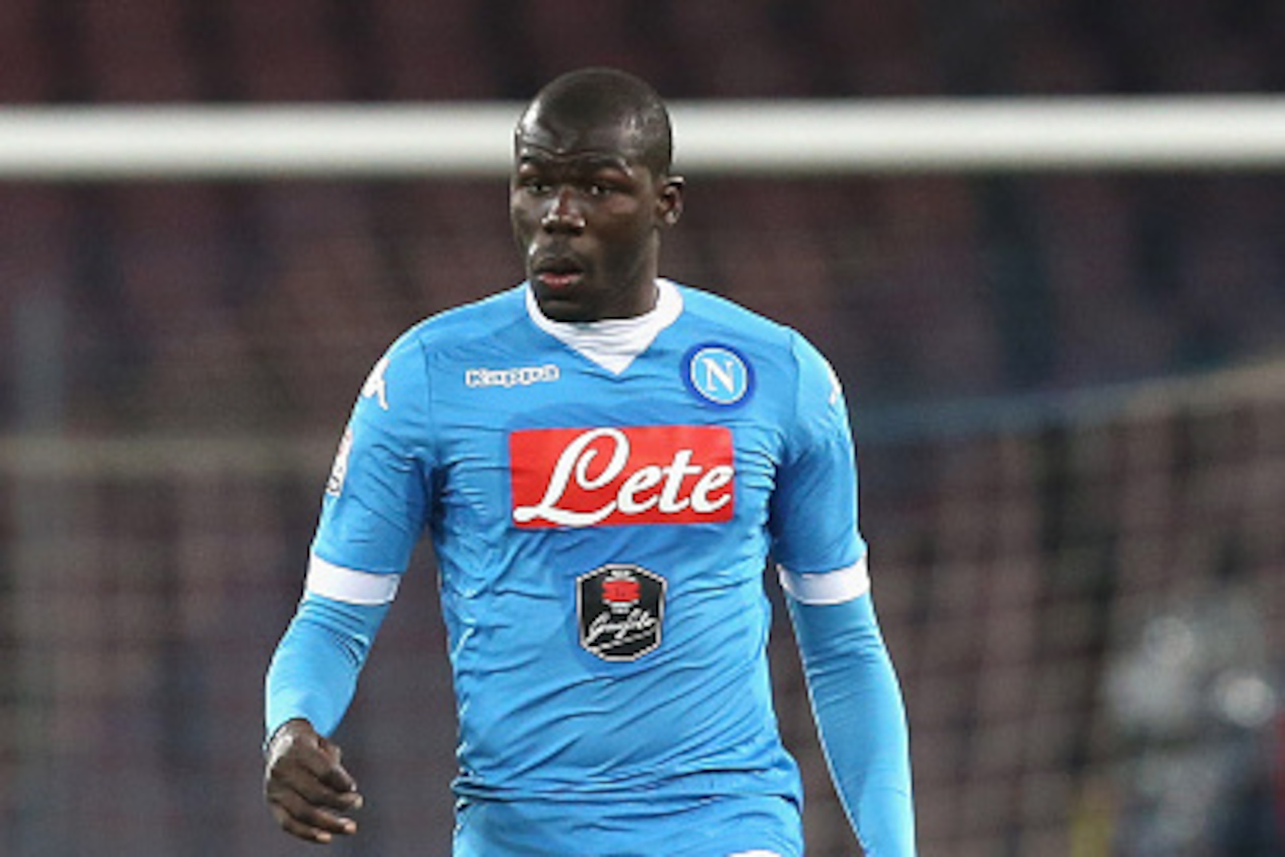 NAPLES, ITALY - JANUARY 19:  Kalidou Koulibaly of Napoli during the TIM Cup match between SSC Napoli and FC Internazionale Milano at Stadio San Paolo on January 19, 2016 in Naples, Italy.  (Photo by Maurizio Lagana/Getty Images)