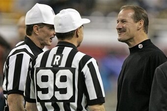Super Bowl XL saw Bill Cowher happy with the referees for once.