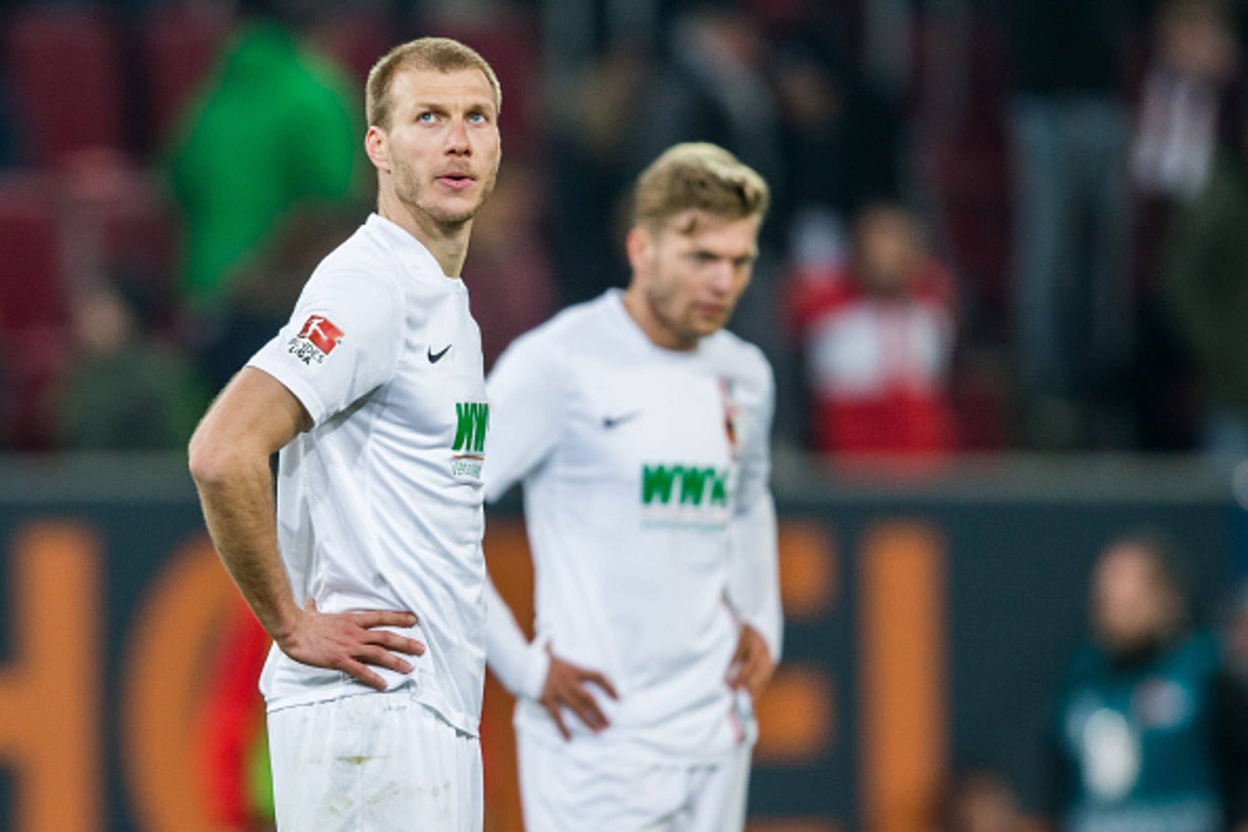 AUGSBURG, GERMANY - MARCH 20: Ragnar Klavan of Augsburg reacts during the Bundesliga match between FC Augsburg and Borussia Dortmund at SGL Arena on March 20, 2016 in Augsburg, Germany. (Photo by Simon Hofmann/Getty Images) AUGSBURG, GERMANY - MARCH 20: Ragnar Klavan of Augsburg reacts during the Bundesliga match between FC Augsburg and Borussia Dortmund at SGL Arena on March 20, 2016 in Augsburg, Germany. (Photo by Simon Hofmann/Getty Images)