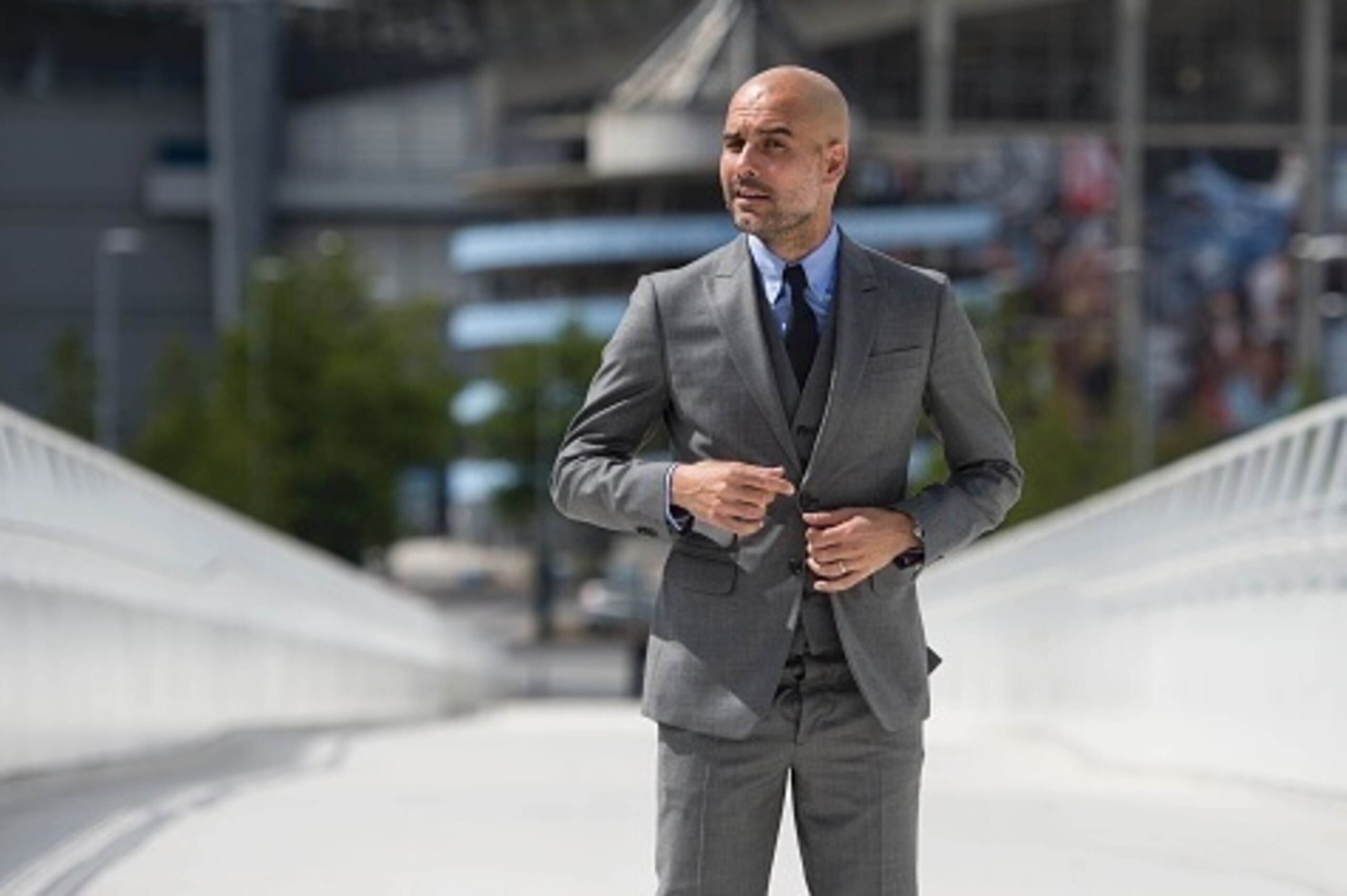 Manchester City's Spanish football coach Pep Guardiola poses for photographs outside the Etihad Stadium in Manchester, northern England, on July 8, 2016.

Pep Guardiola has warned his Manchester City players that they have to prove themselves all over aga