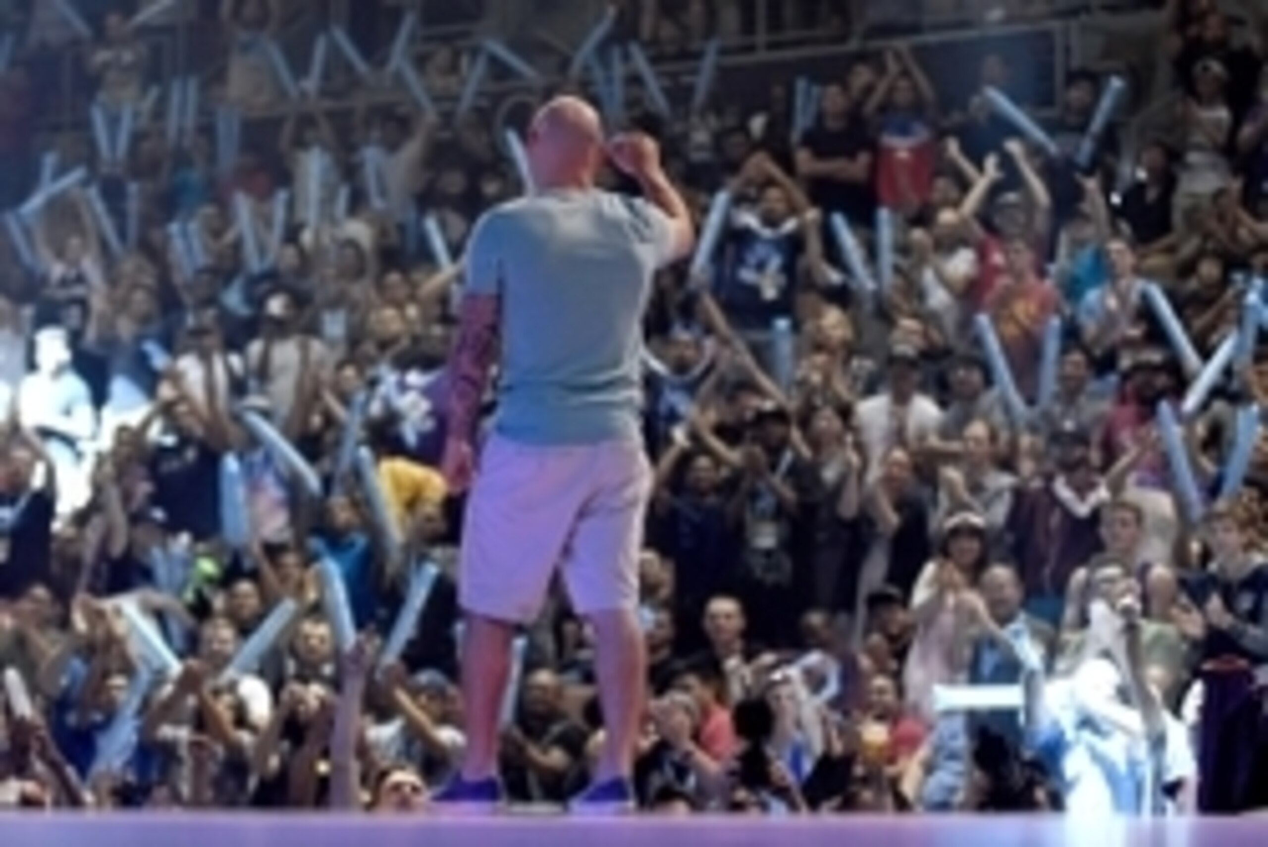 Jul 17, 2016; Las Vegas, NV, USA; Fan favorite Joe