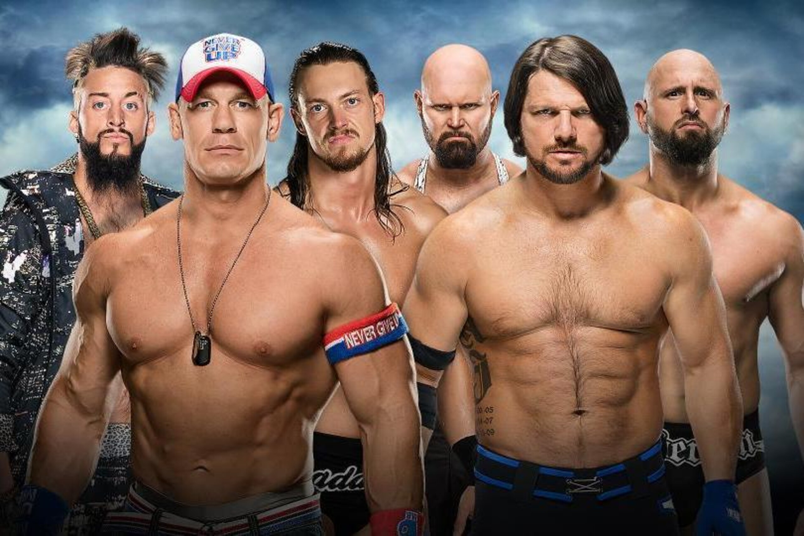 John Cena, Enzo Amore and Big Cass vs. The Club