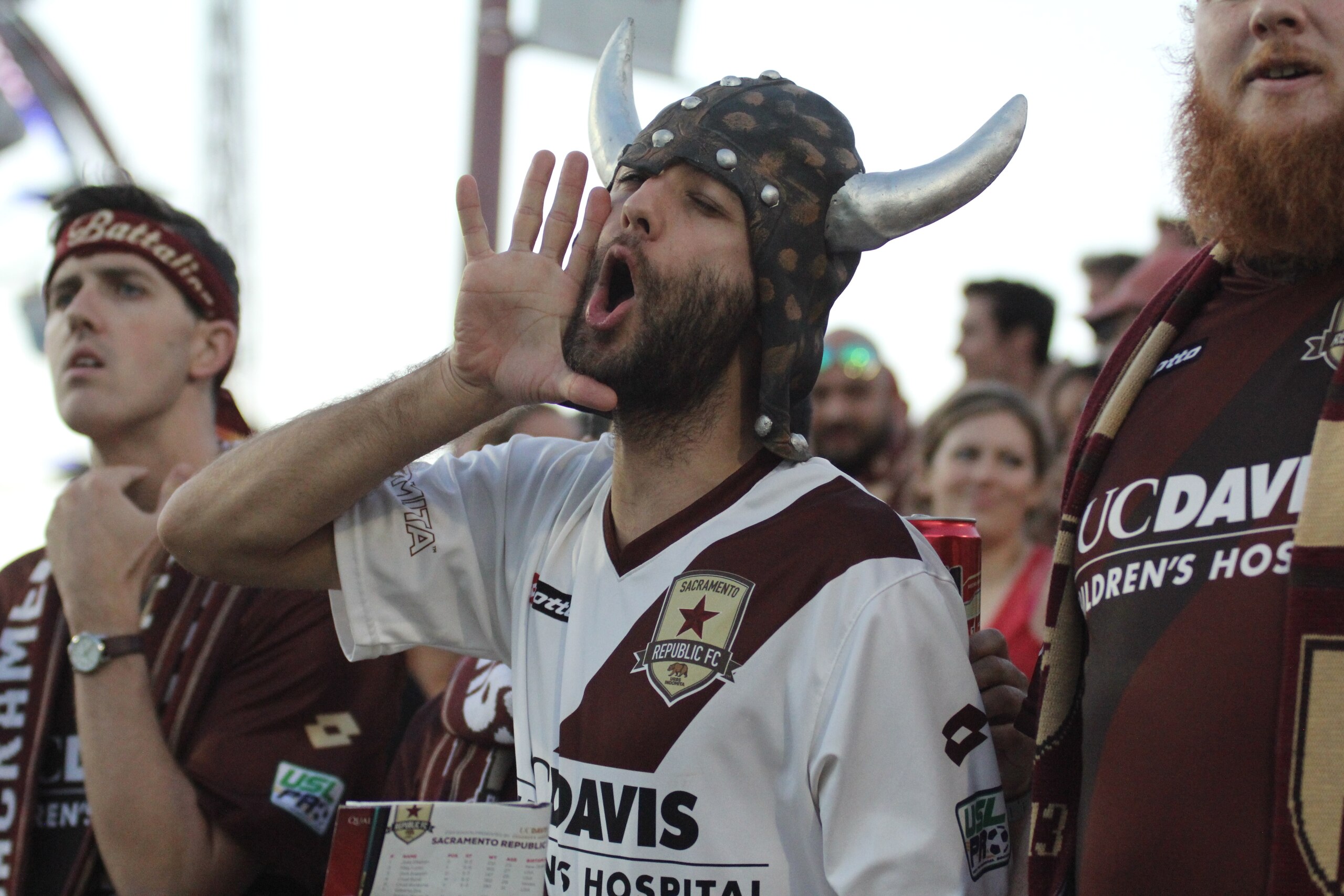 A Sacramento Republic FC fan