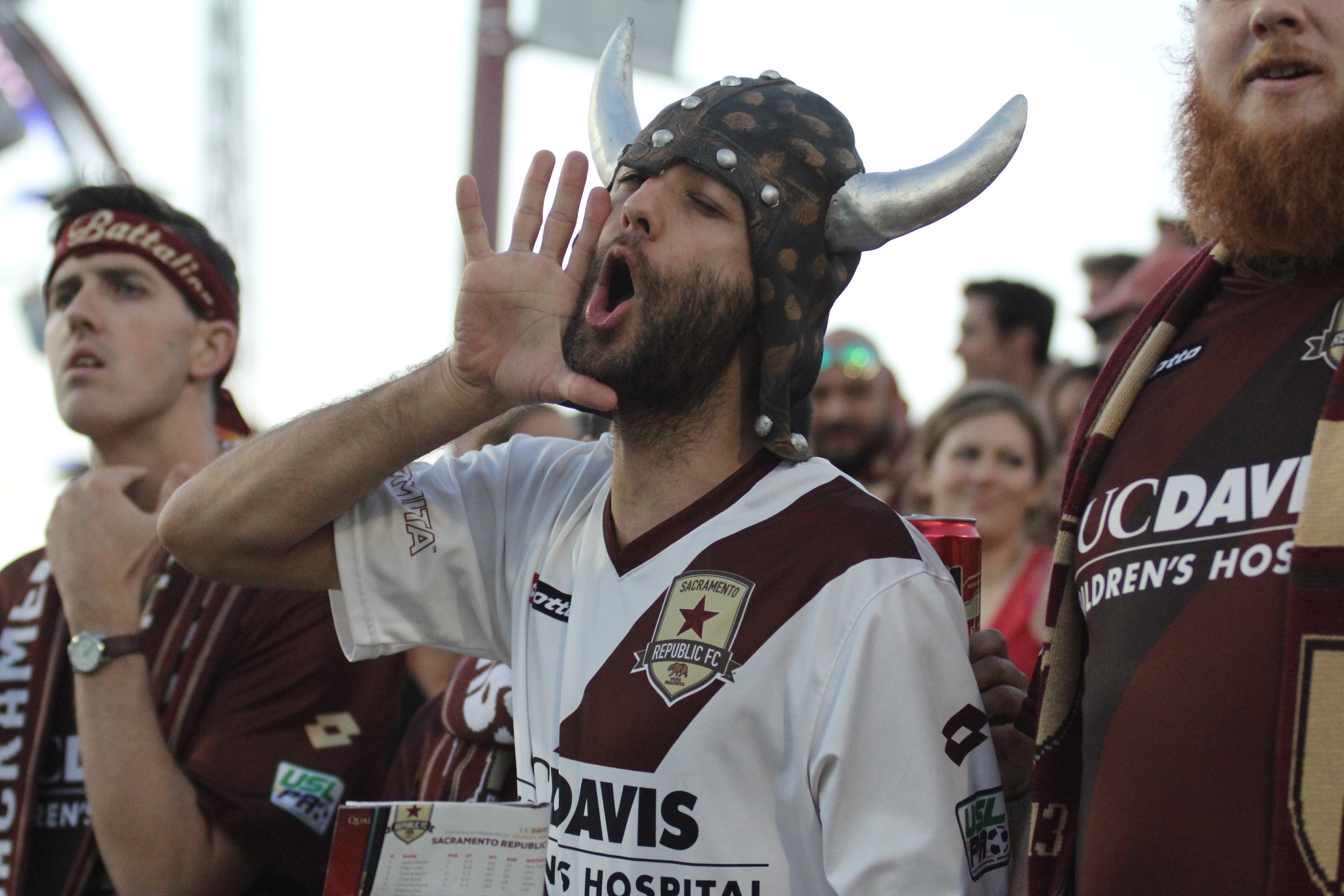 A Sacramento Republic FC fan