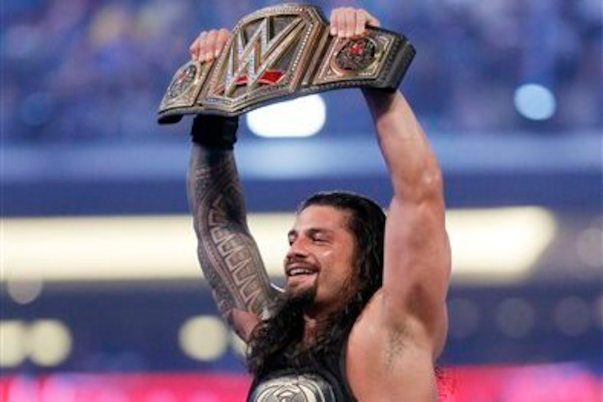 It may be a while before Roman Reigns has the WWE title in his grasp again.
