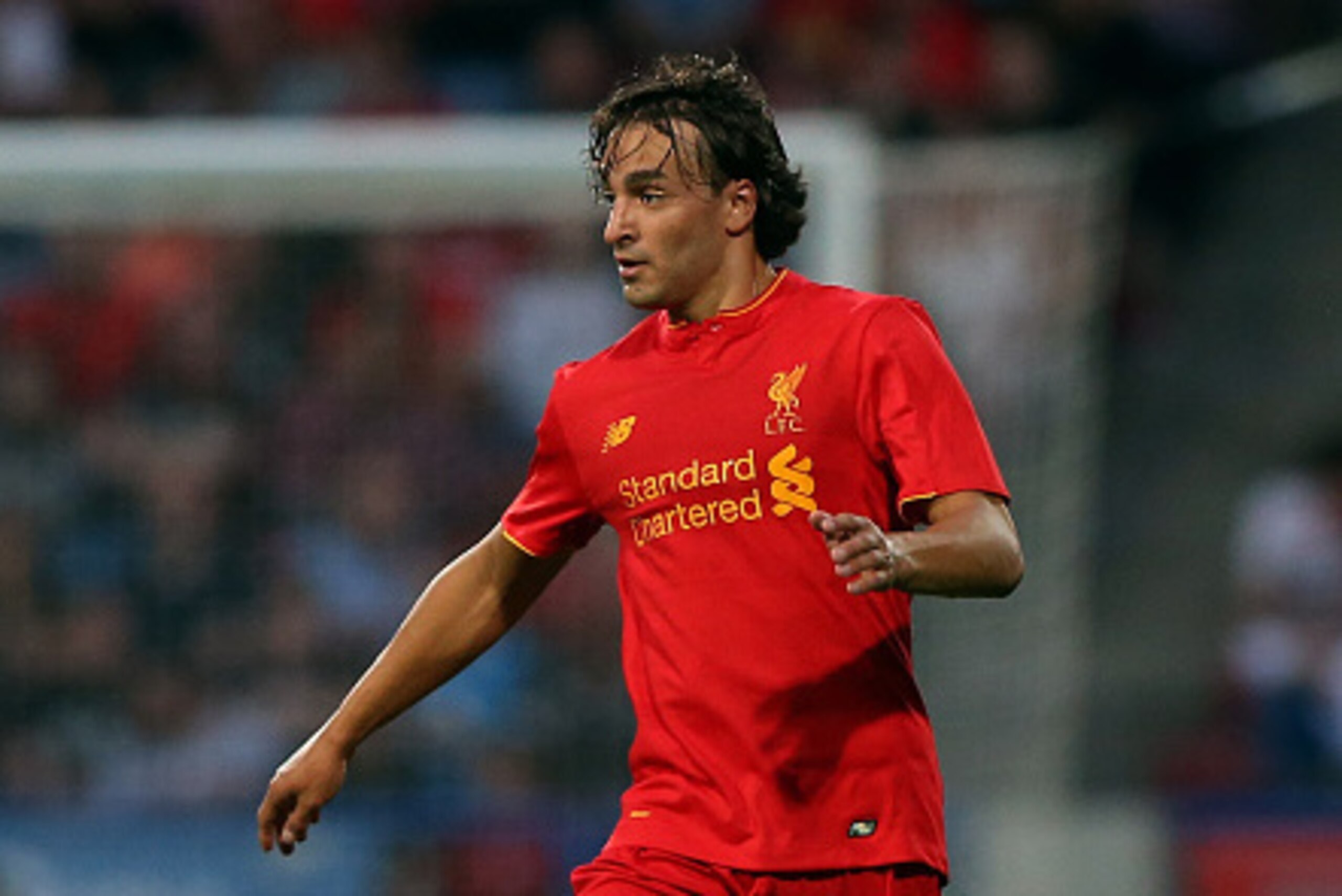 HUDDERSFIELD, ENGLAND - JULY 20:  Lazar Markovic of Liverpool during the  Pre-Season Friendly match between Huddersfield Town and Liverpool at the Galpharm Stadium on July 20, 2016 in Huddersfield, England.  (Photo by Nigel Roddis/Getty Images)