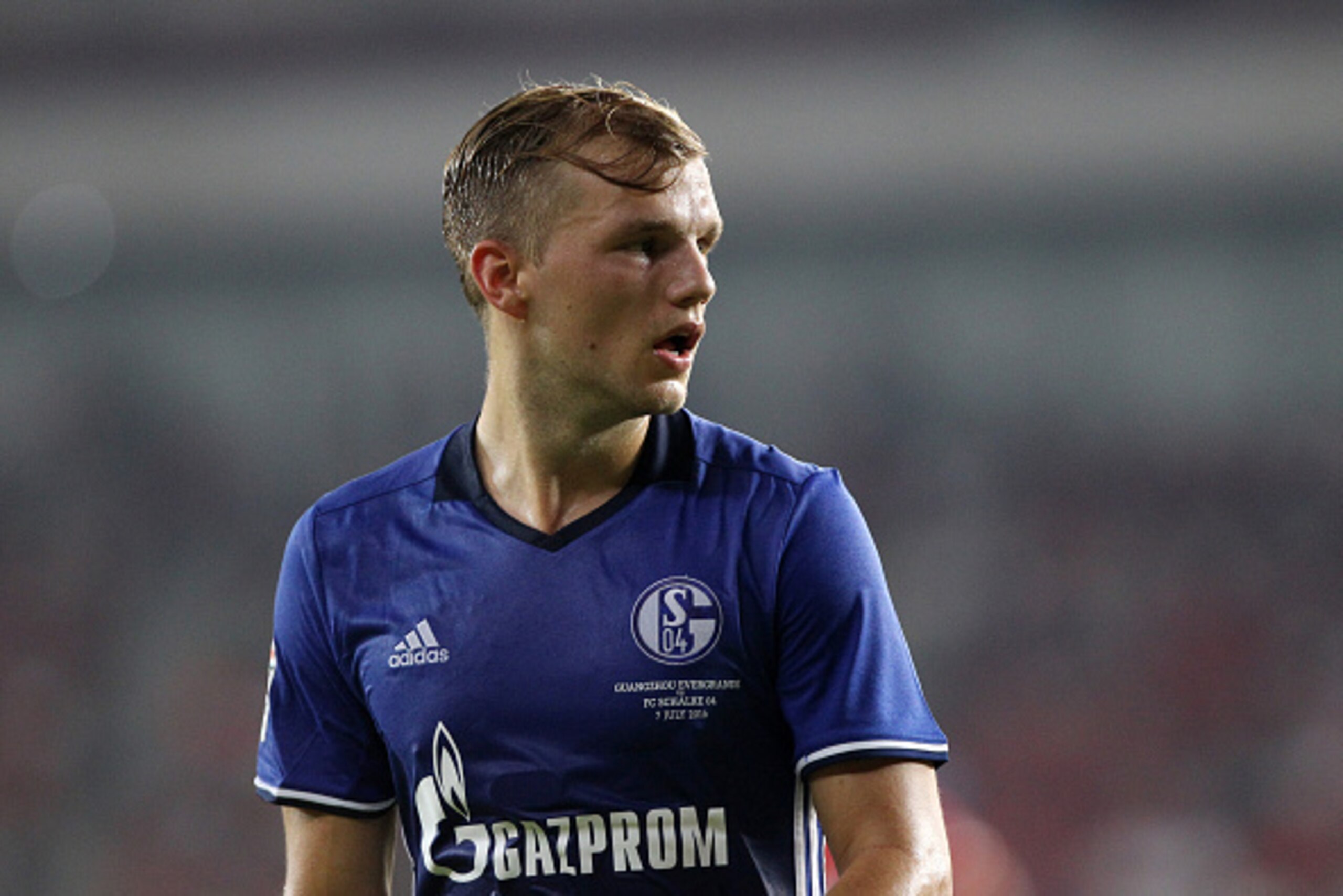 FOSHAN, CHINA - JULY 07:  Johannes Geis of FC Schalke 04 in action during the China-Germany International Football Challenge match between FC Schalke 04 and Guangzhou Evergrande at Century Lotus Sports Center on July 7, 2016 in Foshan, China.  (Photo by Z