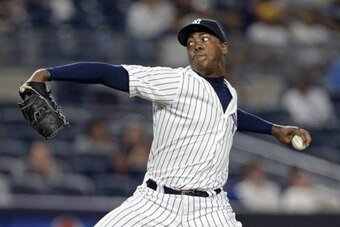 Chicago pitcher Aroldis Chapman